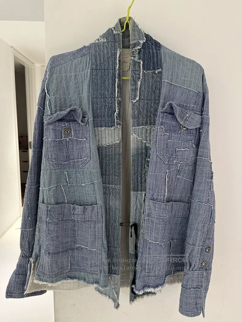 Greg Lauren Greg Lauren Denim Patchwork Duster Size US L / EU 52-54 / 3 - 1 Thumbnail
