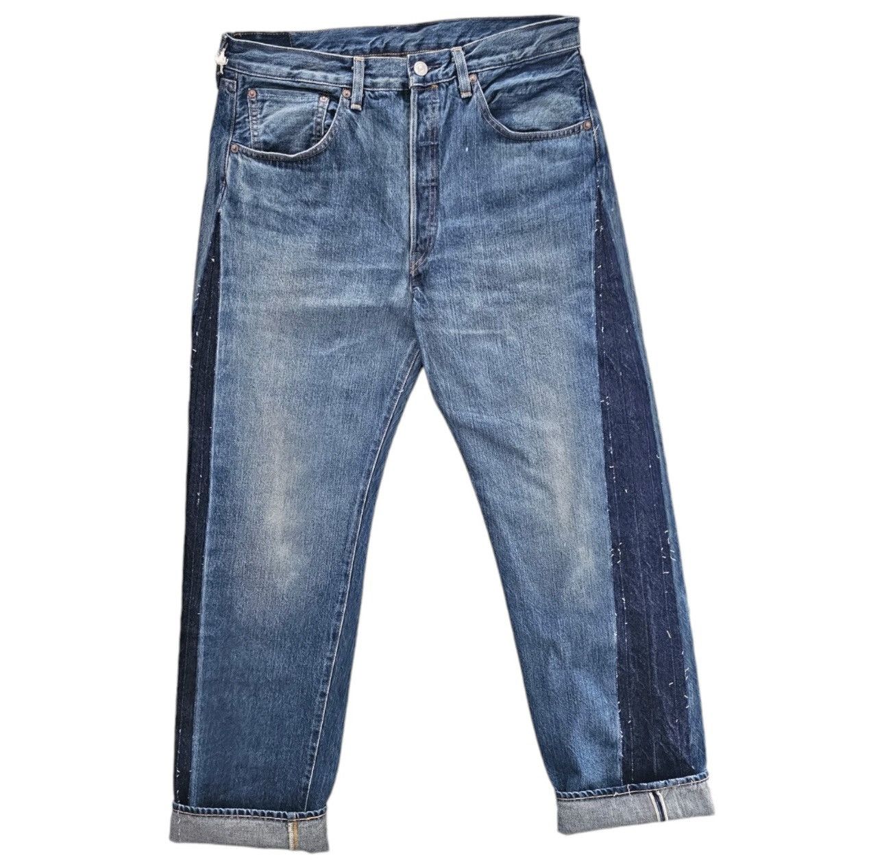Levi's Vintage Clothing Rare Levis 501xx 1955 Selvedge 32x32 LVC Vintage Big E Size US 32 / EU 48 - 17 Thumbnail
