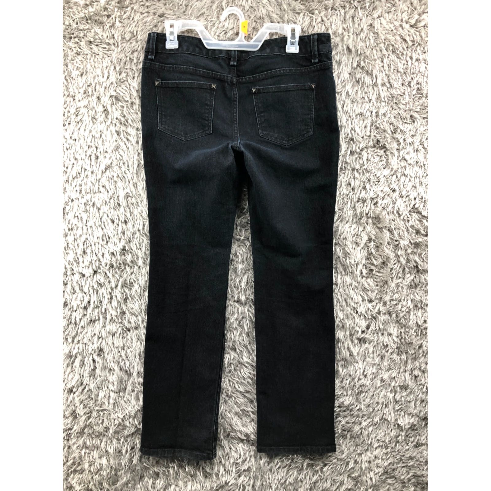 Vintage The Limited Jeans Womens 10 Mid Rise Dark Wash Blue Denim Straight Size 32" / US 10 / IT 46 - 5 Thumbnail