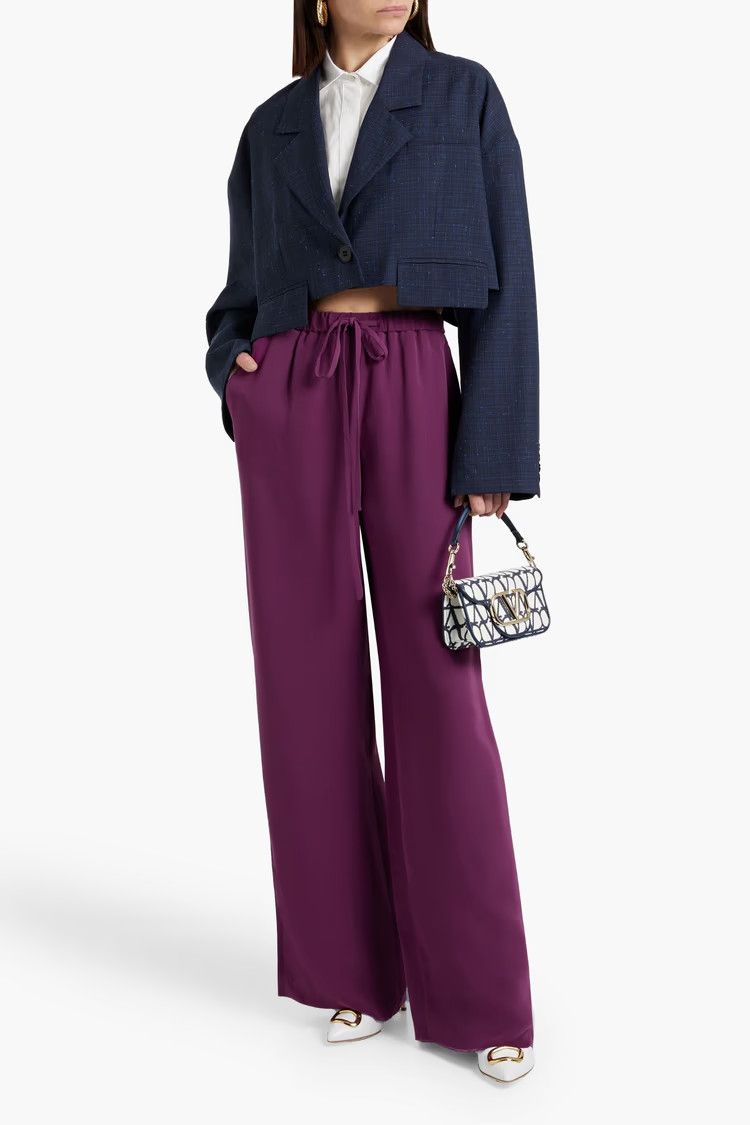 Valentino o1y0326 Jogger in Plum Size 36" / US 14 / IT 50 - 2 Thumbnail