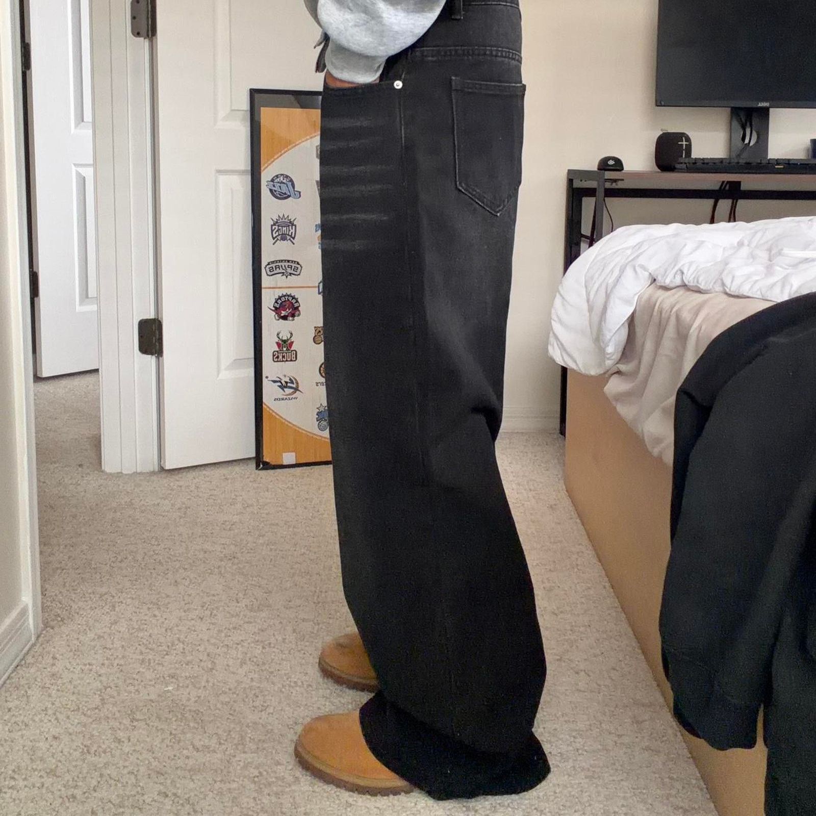 Other Washed black baggy jeans Size US 30 / EU 46 - 3 Thumbnail