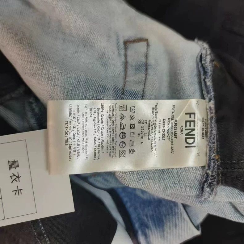 Fendi Fendi New Washed Jeans Size US 31 - 5 Thumbnail