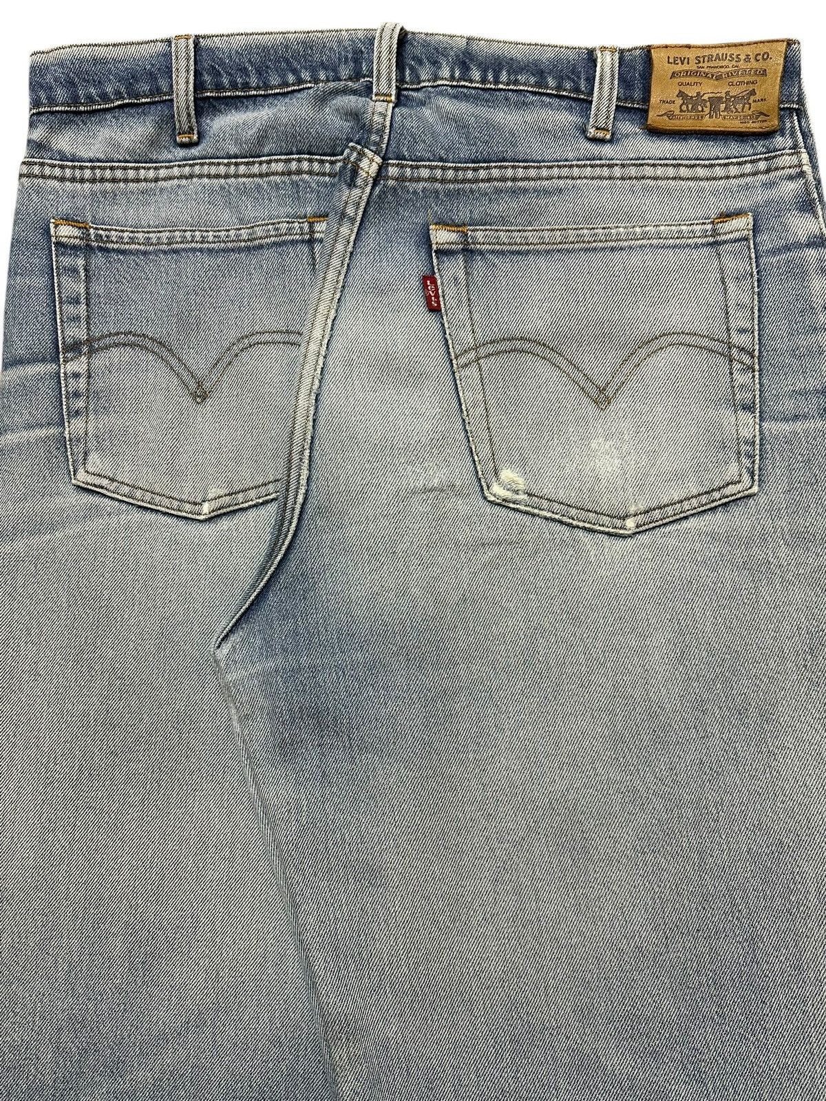 Levi's Vintage 90s Levis Light Blue Faded Wash Distress Baggy Jeans Size US 34 / EU 50 - 6 Thumbnail