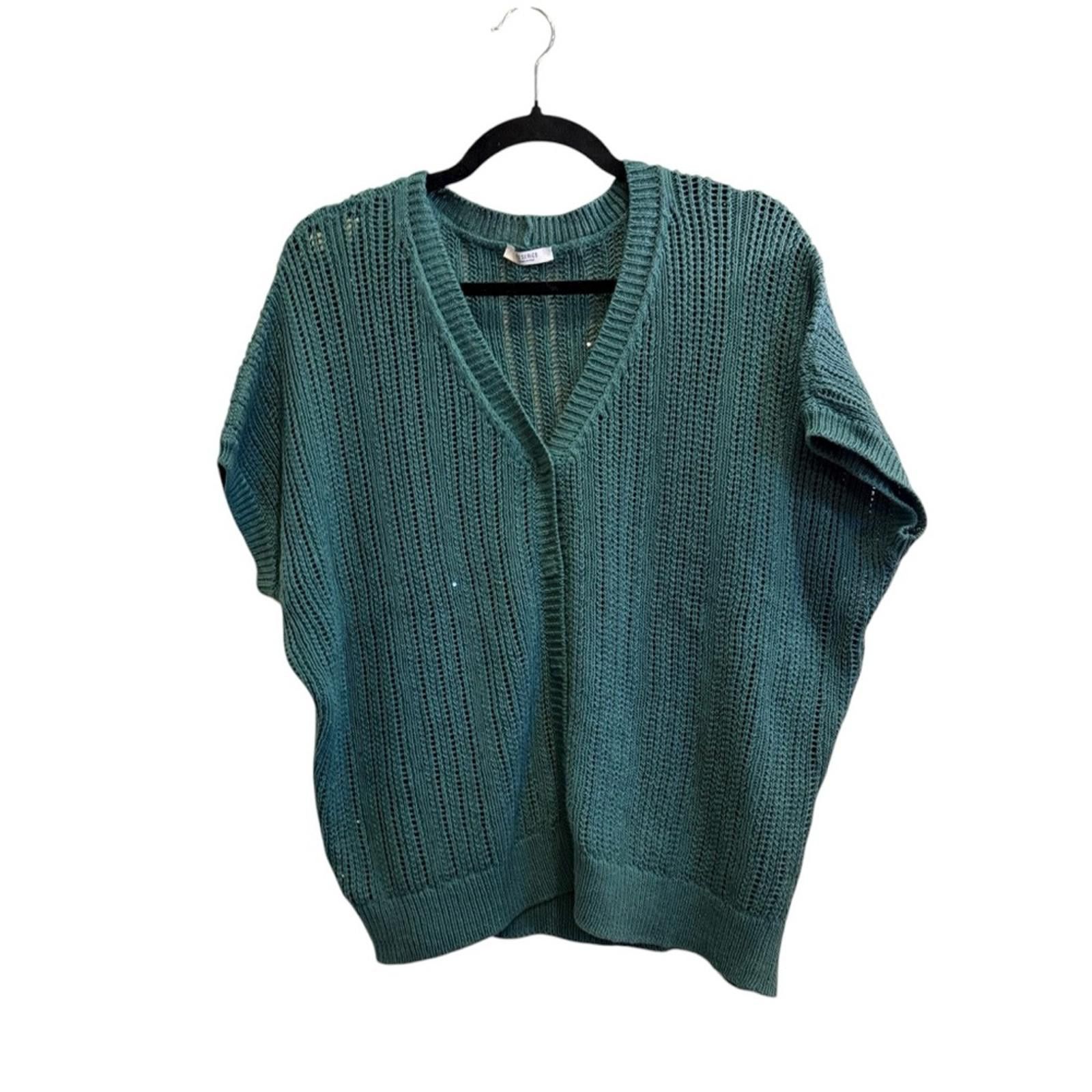 Peserico Peserico Italy Women’s Knit Cocoon Cardigan Sz L/XL Size L / US 10 / IT 46 - 1 Thumbnail