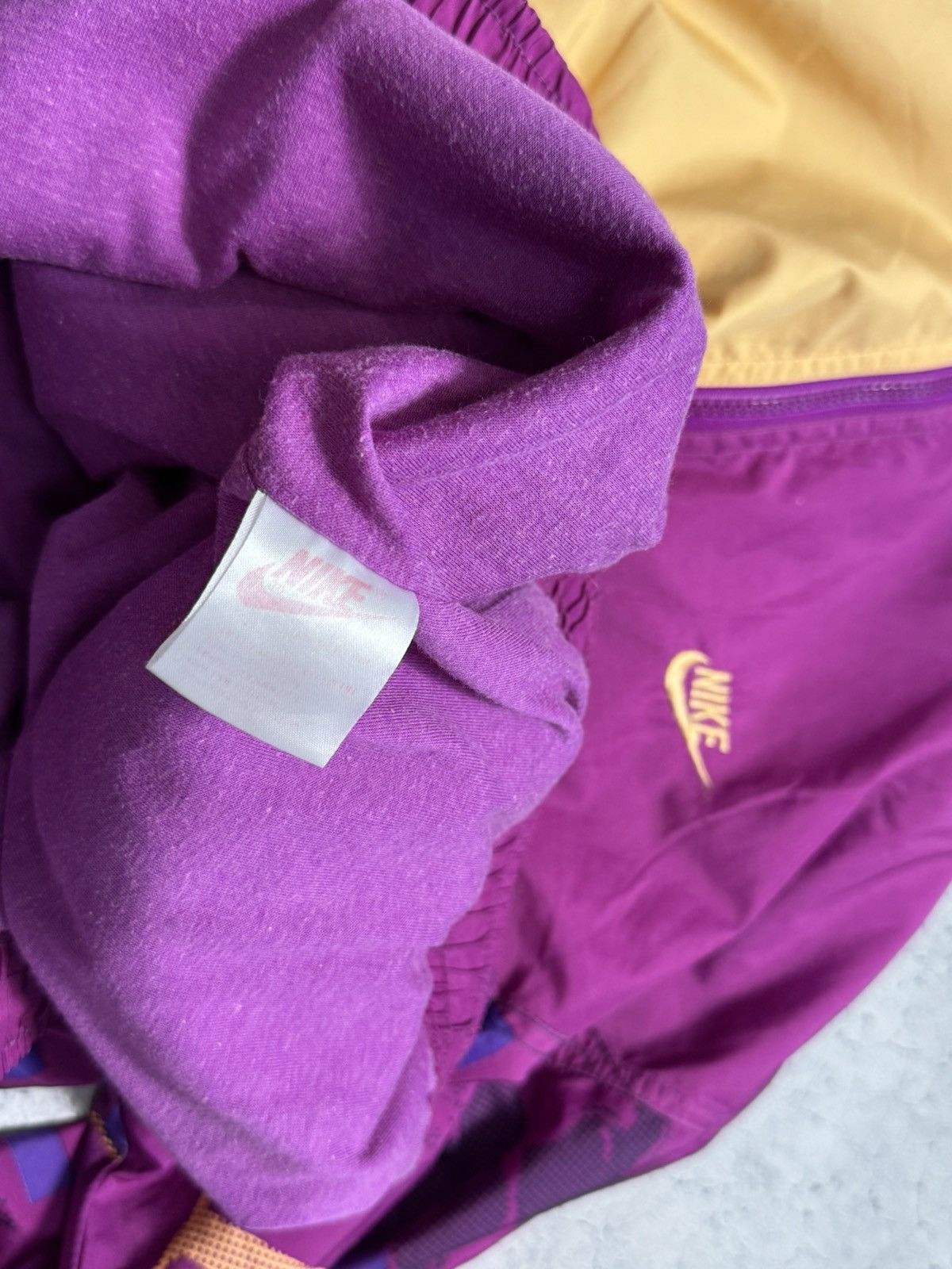Nike Vintage 80s Nike Nylon Jacket 1/2 Zip Anorak Rare Size US M / EU 48-50 / 2 - 12 Thumbnail