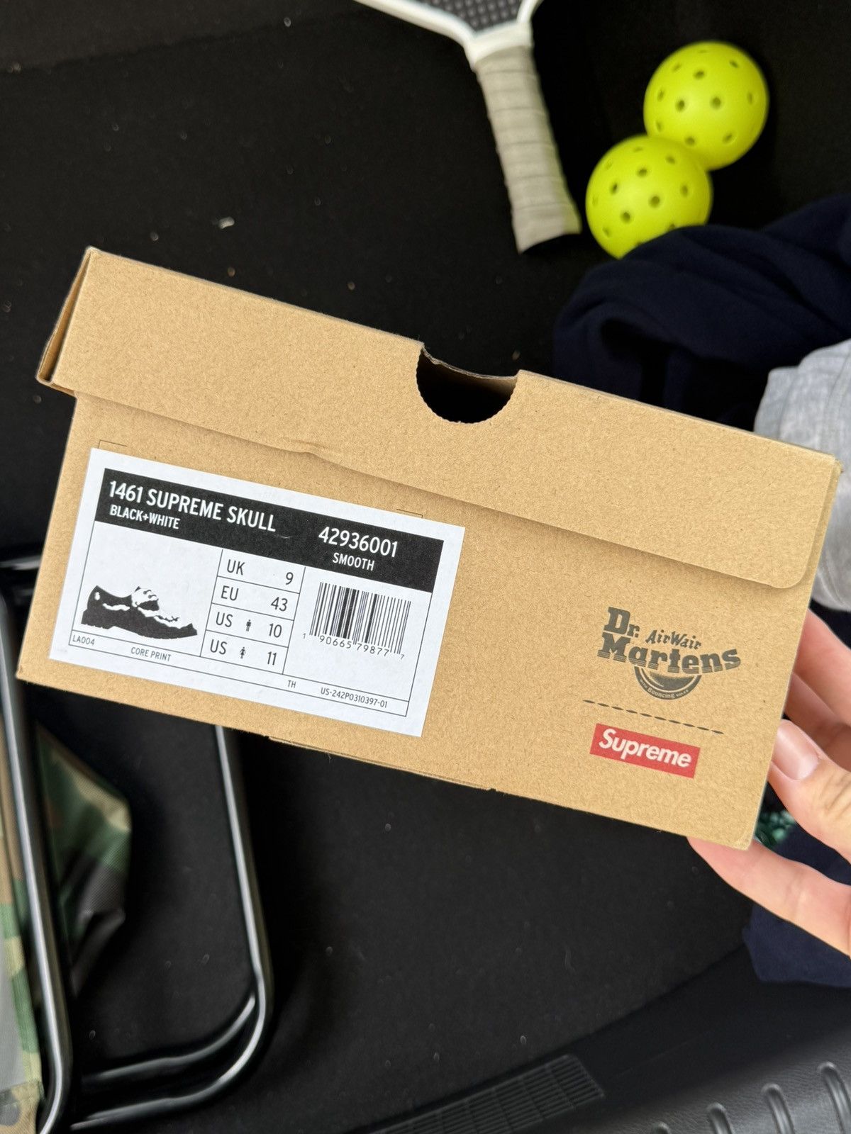 Dr. Martens × Supreme Dr. Martin x Supreme 1461 Skull Black Size 10 SIZE SWAP Size US 10 / EU 43 - 7 Thumbnail