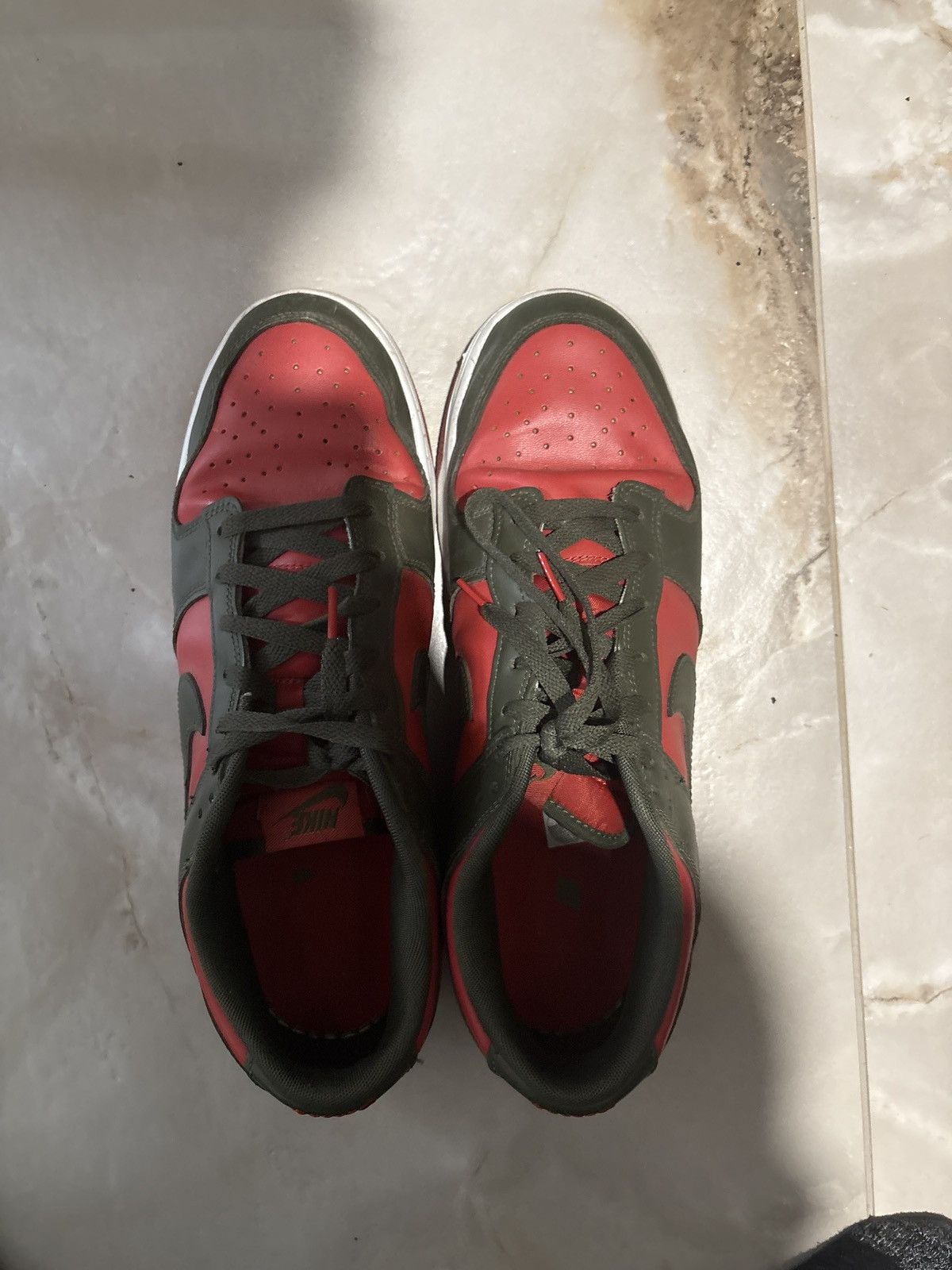 Nike Nike dunk low varsity red Size US 12 / EU 45 - 1 Thumbnail