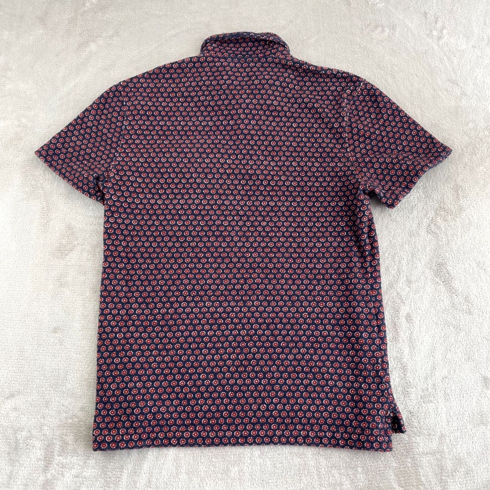 J.Crew J.Crew Polo Shirt Men Medium Short Sleeve Pocket Floral AOP Terry NWOT Size US M / EU 48-50 / 2 - 4 Thumbnail
