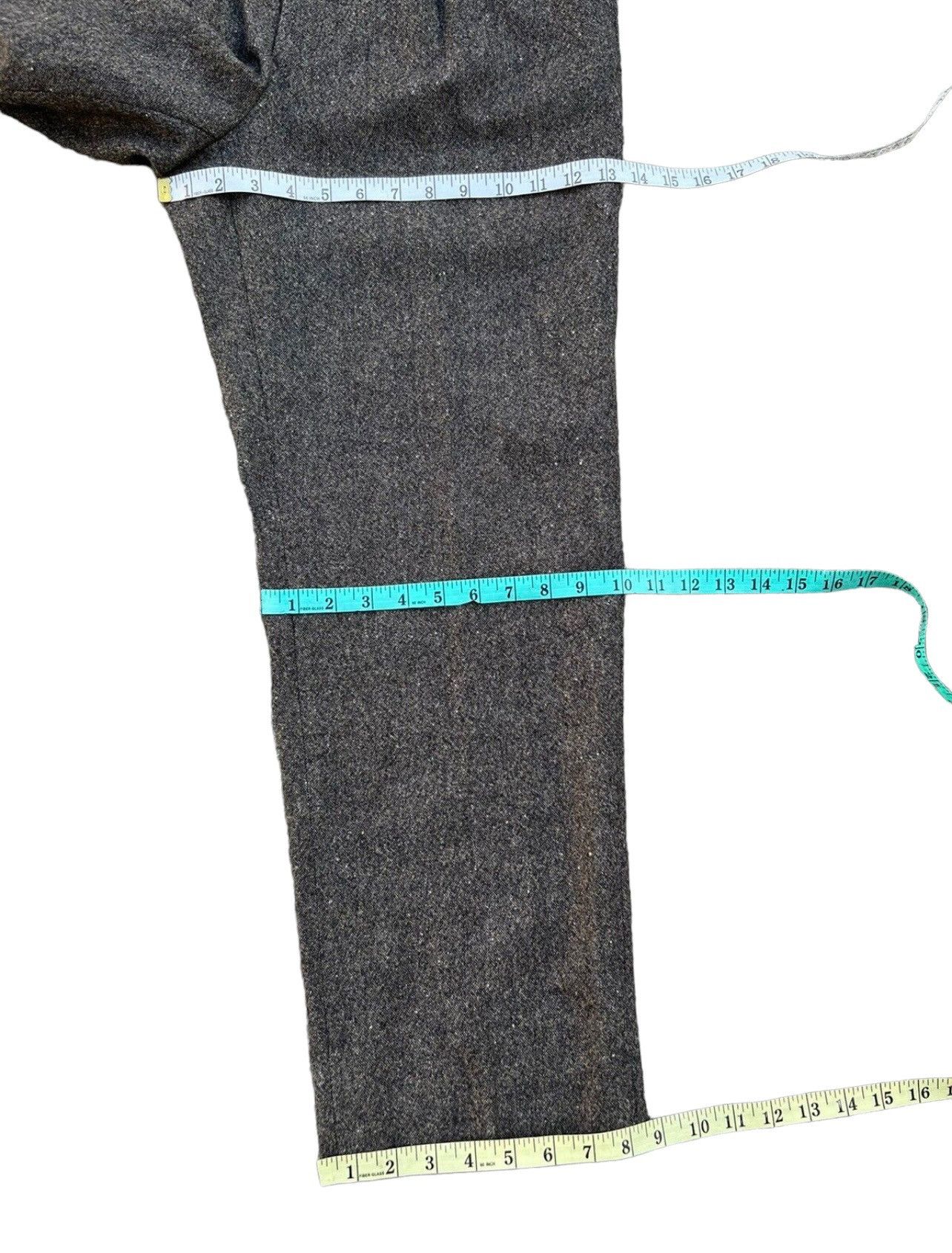 Burberry Vintage Burberry London Salt & Pepper Wool Trouser Pant Size US 32 / EU 48 - 4 Thumbnail