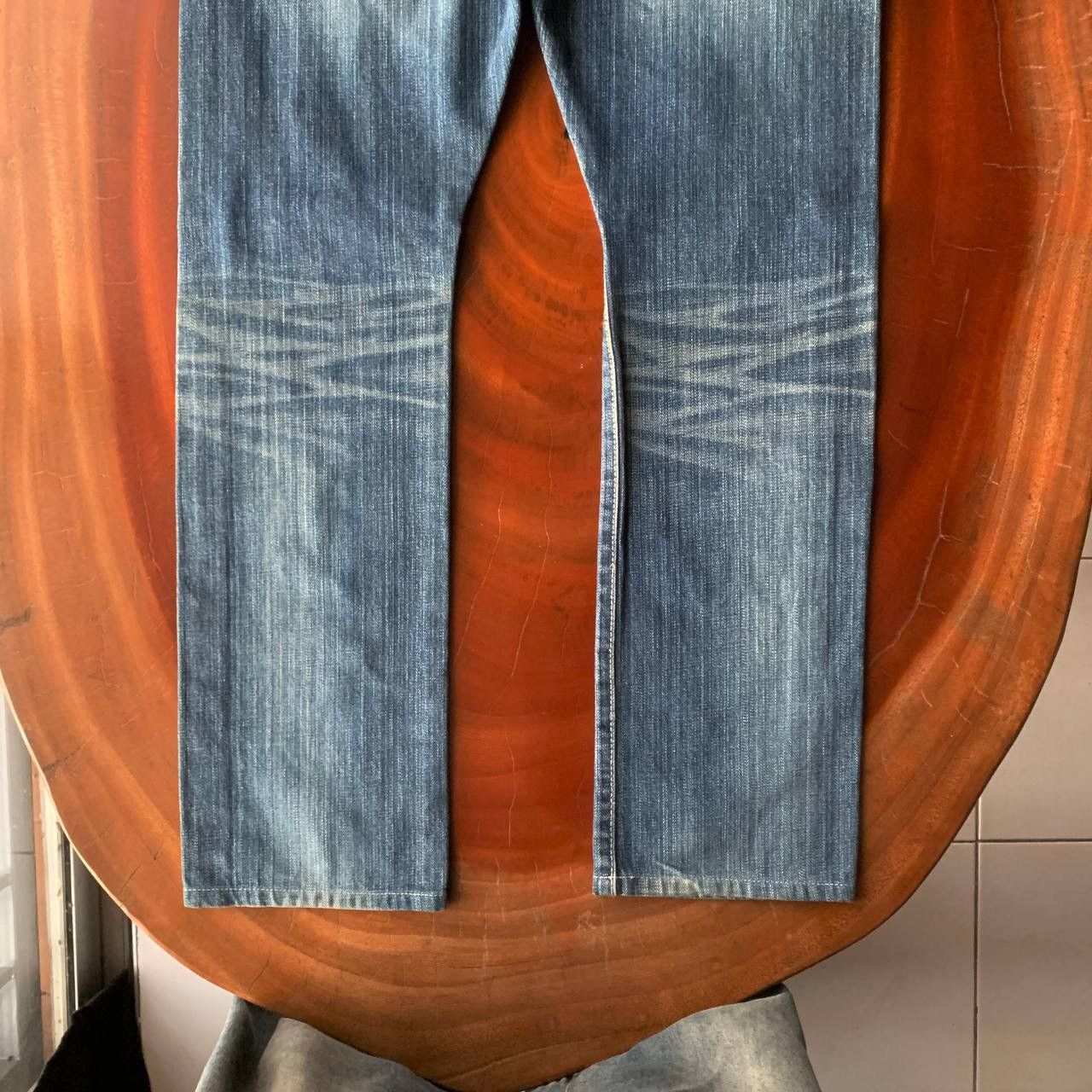 Vanquish Vanquish Bikers Zipper Multi Pocket Blue Jeans Pants Size US 33 - 6 Thumbnail