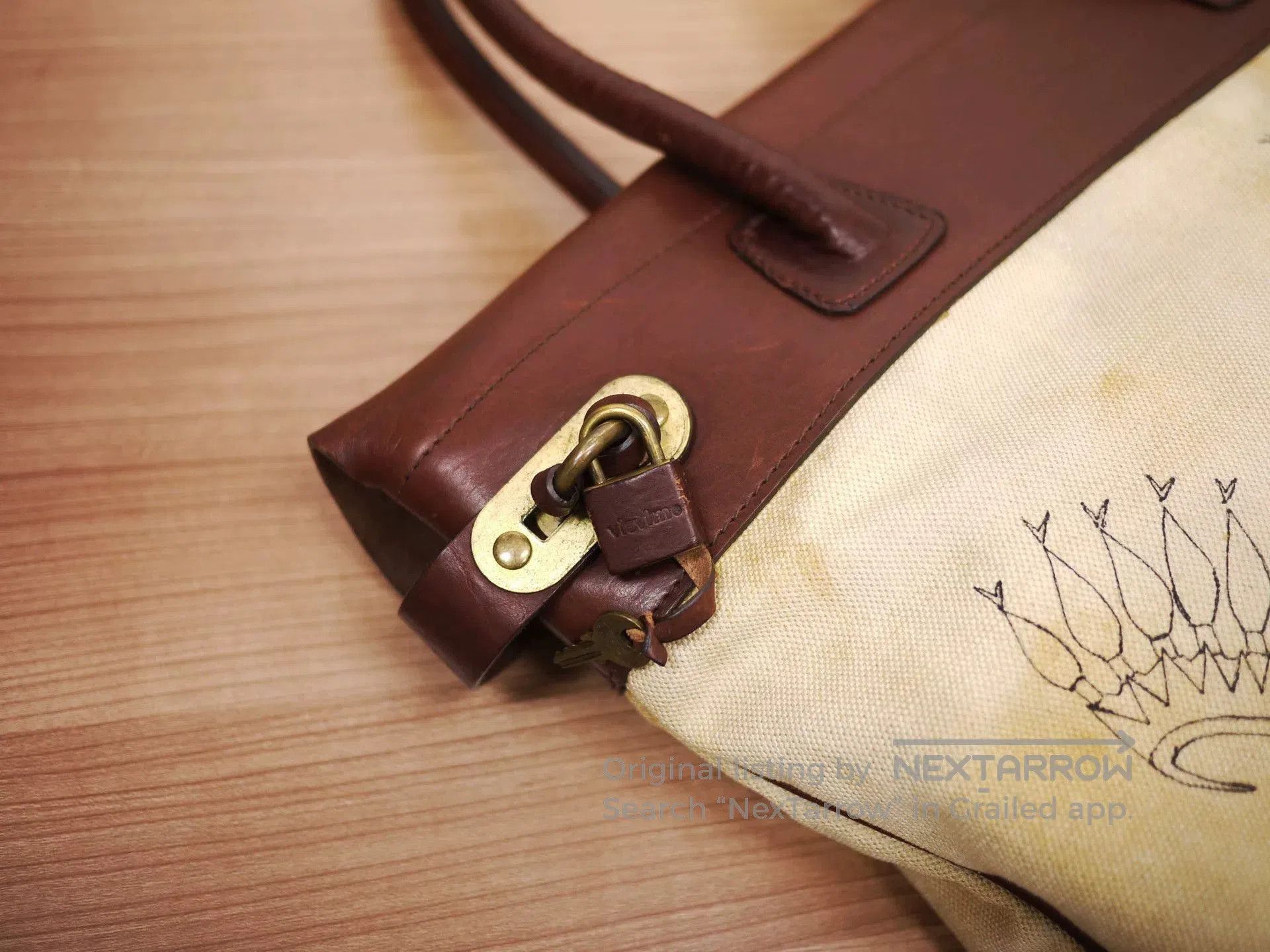 Visvim visvim mail satchel canvas bag beige. Size ONE SIZE - 4 Thumbnail