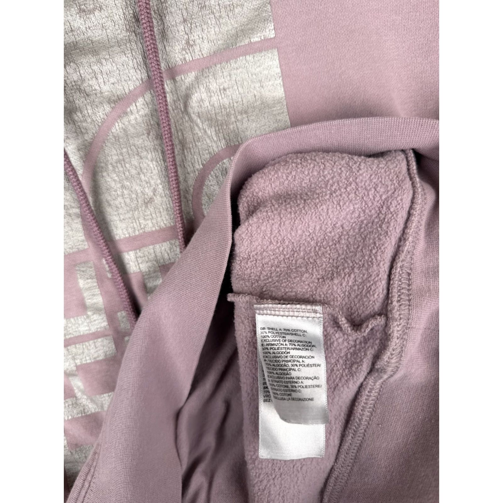 The North Face VINTAGE The North Face Hoodie Shirt Womens Large Pink Pullover Cotton Blend Read Size L / US 10 / IT 46 - 7 Thumbnail