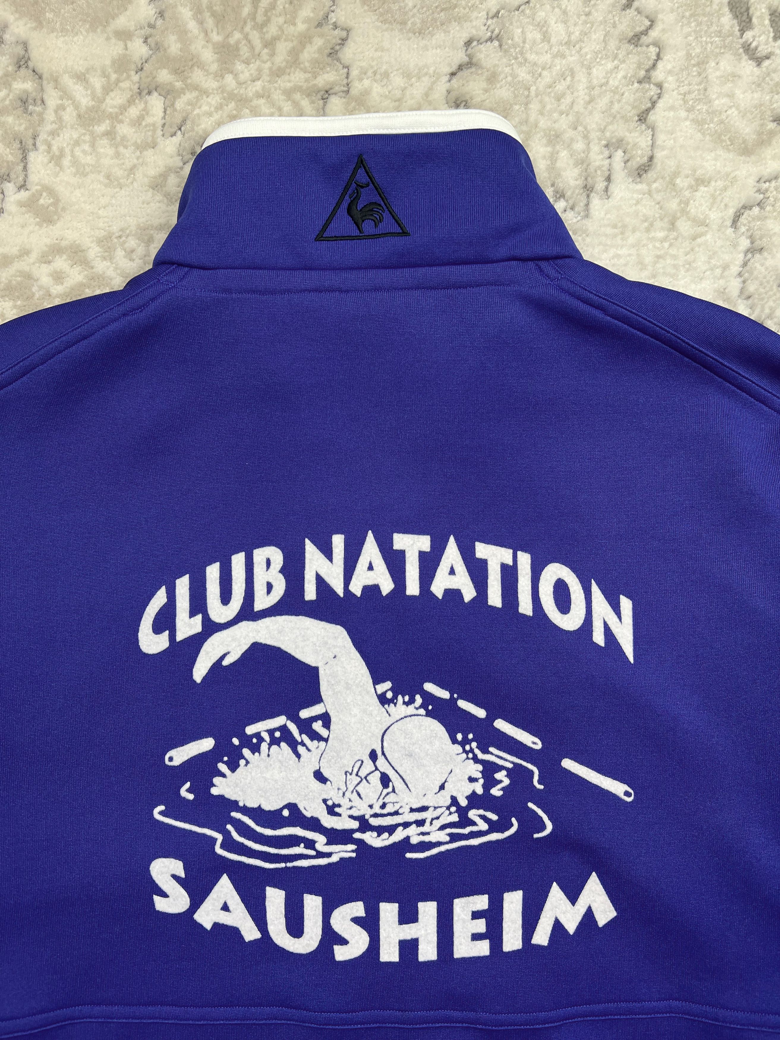 Le Coq Sportif Vintage Le Coq Sportif Club Natation Sausheim Track Jacket Size US L / EU 52-54 / 3 - 18 Thumbnail