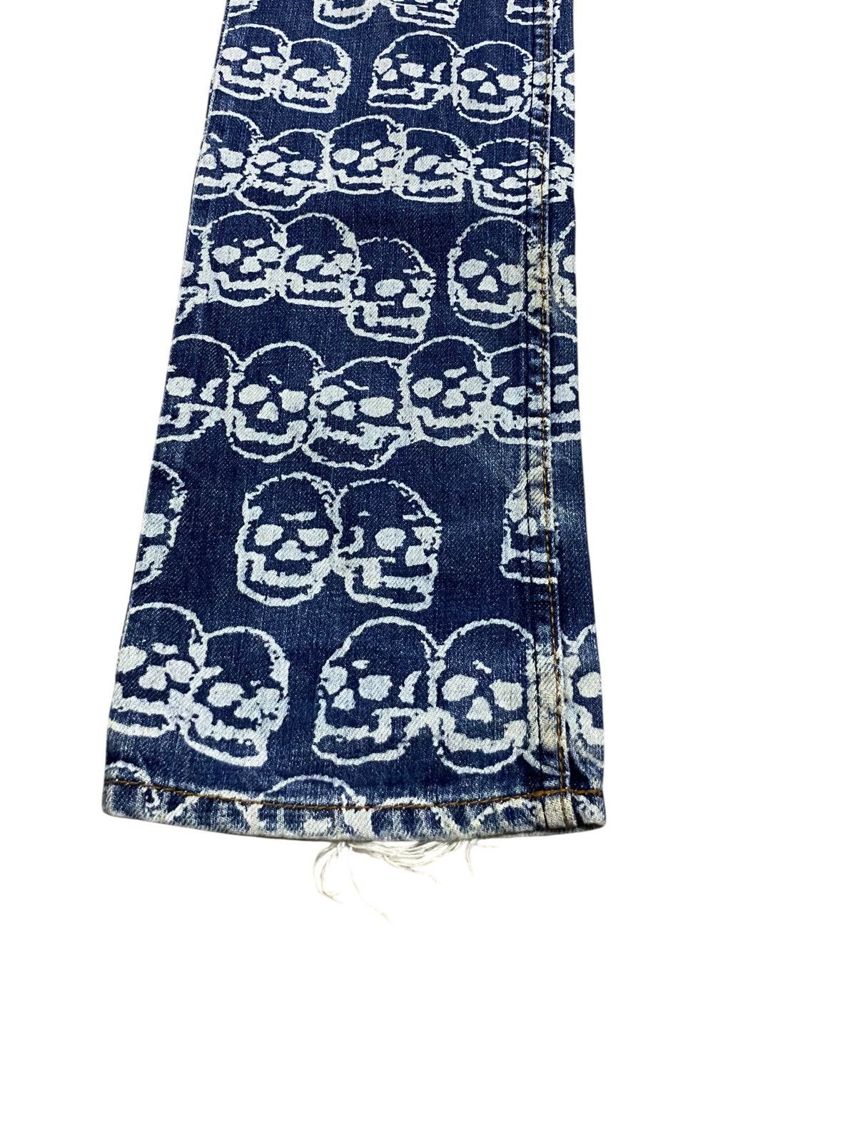 Hysteric Glamour Very Rare Vintage Hysteric Glamour Skull Print Jeans 1999s Size US 28 / EU 44 - 5 Thumbnail