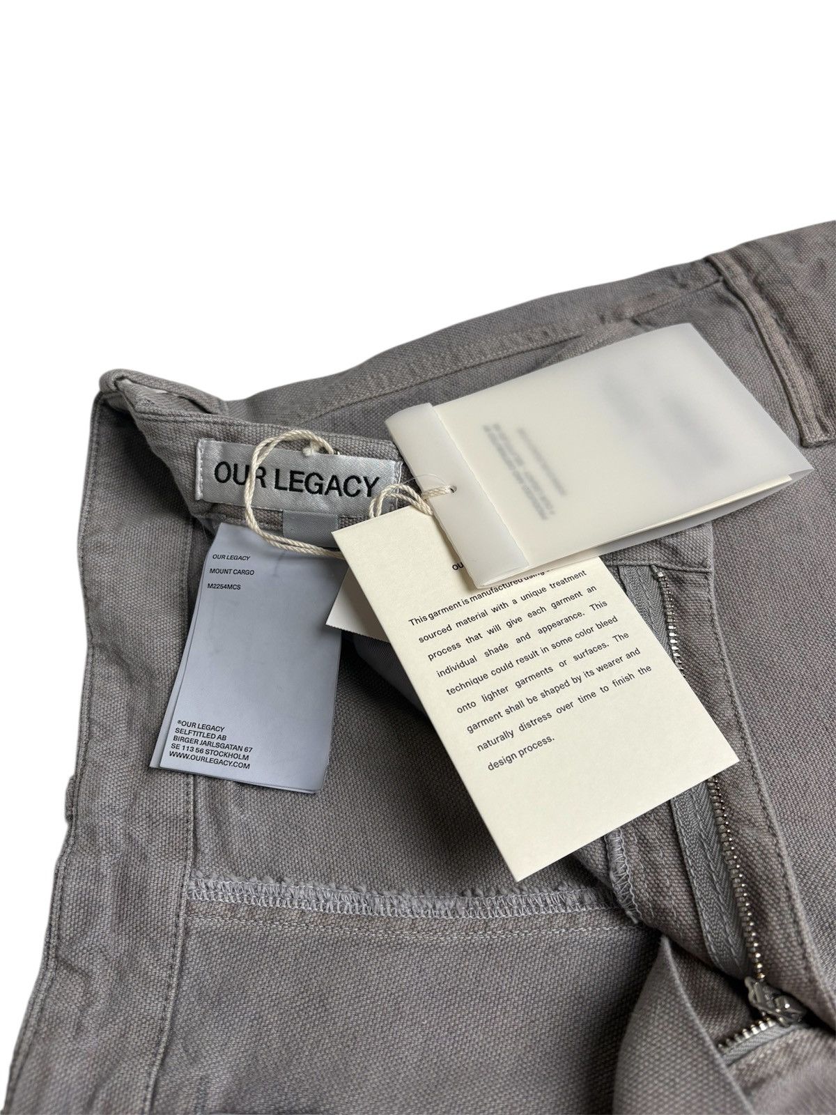 Our Legacy ($400) Our Legacy Mount Cargo Trousers in Stone Gravel Size US 30 / EU 46 - 5 Thumbnail