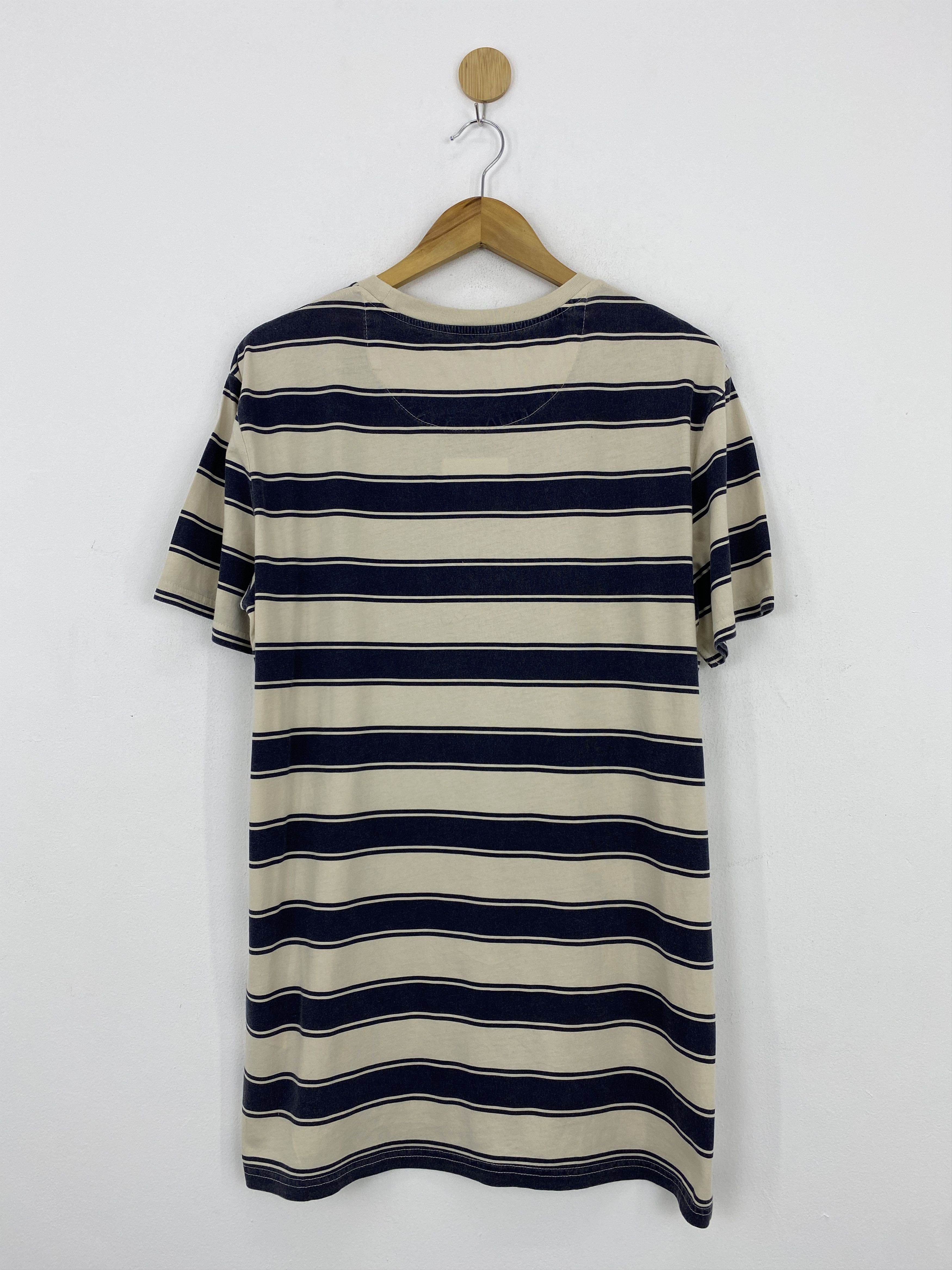 Quiksilver × Vintage Vintage Y2k Quiksilver Striped Short Sleeve Tee TA0513 Size US L / EU 52-54 / 3 - 3 Thumbnail