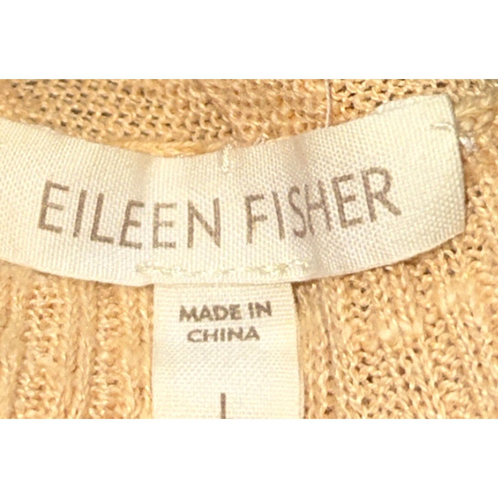 Eileen Fisher Eileen Fisher Blouse Orange Linen Blend Long Sleeve Size L Womens T-Shirt Shirt Regular Collared Solid Size L / US 10 / IT 46 - 5 Thumbnail