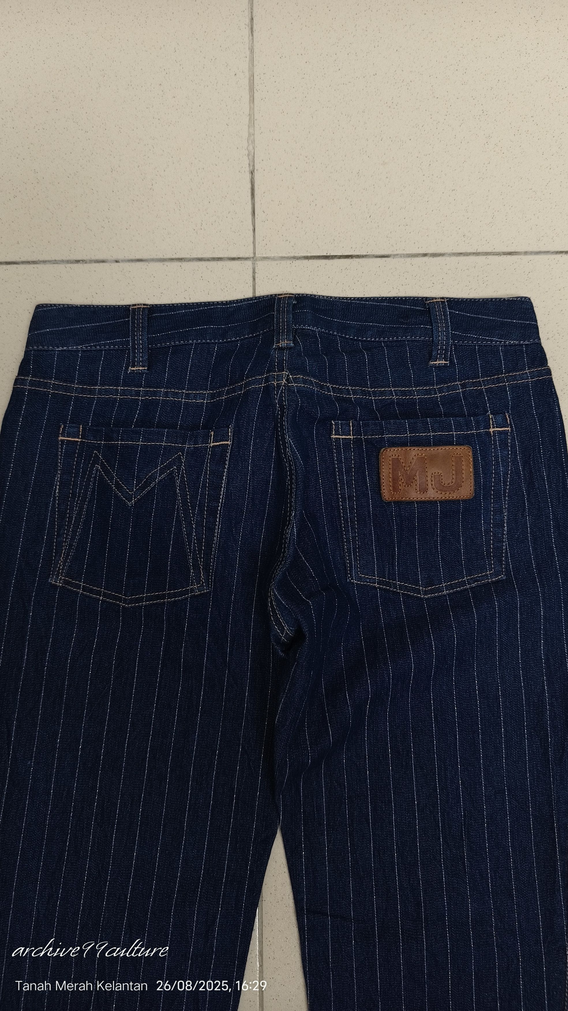 Marc by Marc Jacobs Archive MARC BY MARC JACOBS pinstripes stretch Jeans Size 29" - 8 Thumbnail
