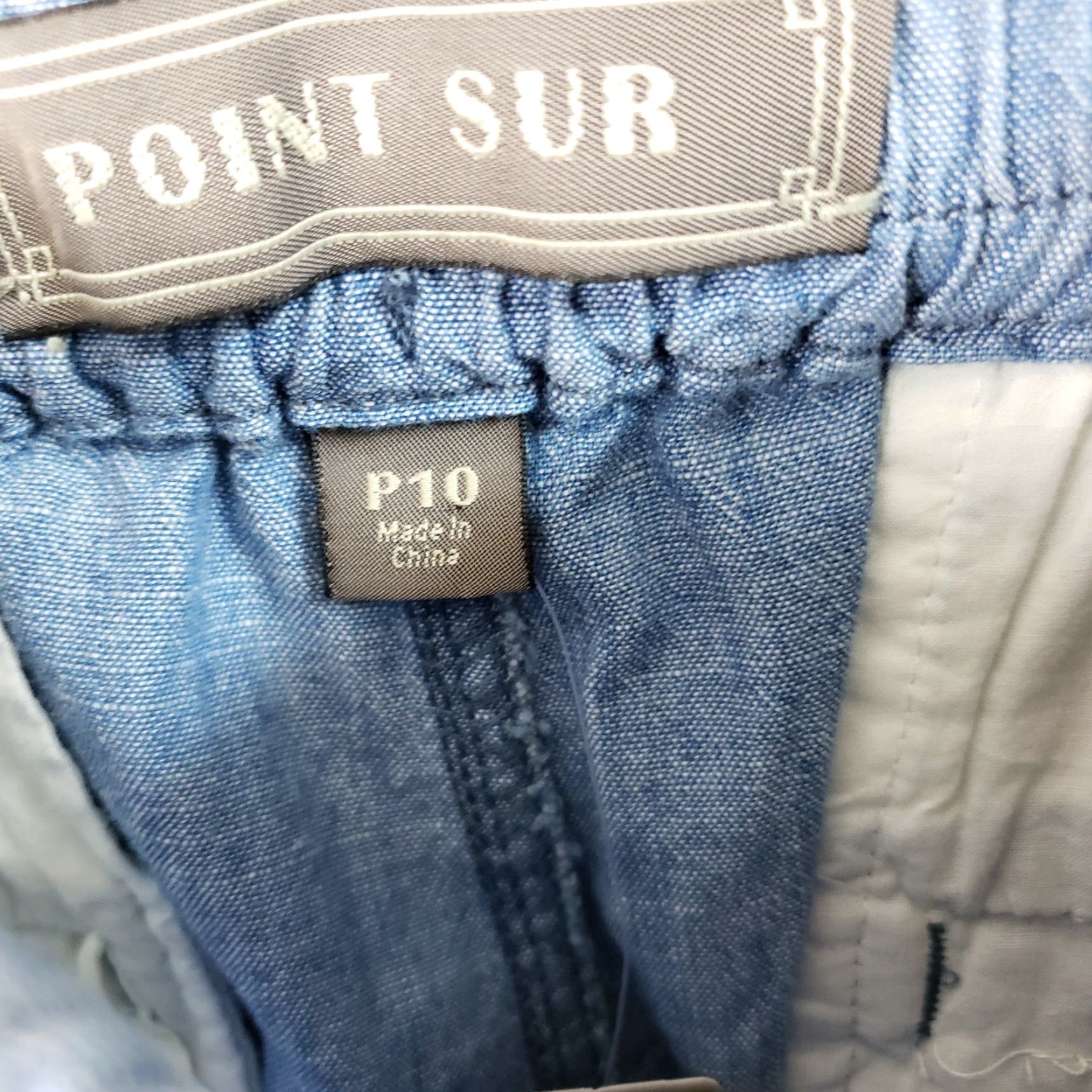 Vintage VINTAGE Point Sur Womens Seaside Pant Chambray 10P Blue Drawstring Mid Rise Jogger Cotton Pants Womens 10P Blue Chambray Seaside Pant Size 32" / US 10 / IT 46 - 7 Thumbnail