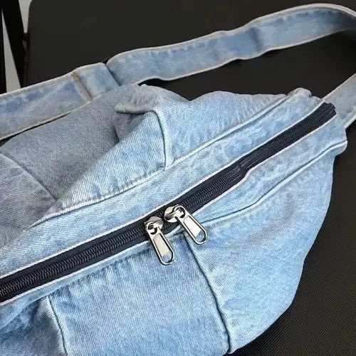 Japanese Brand × Vintage Vintage Denim Crossbody bag Size ONE SIZE - 3 Thumbnail