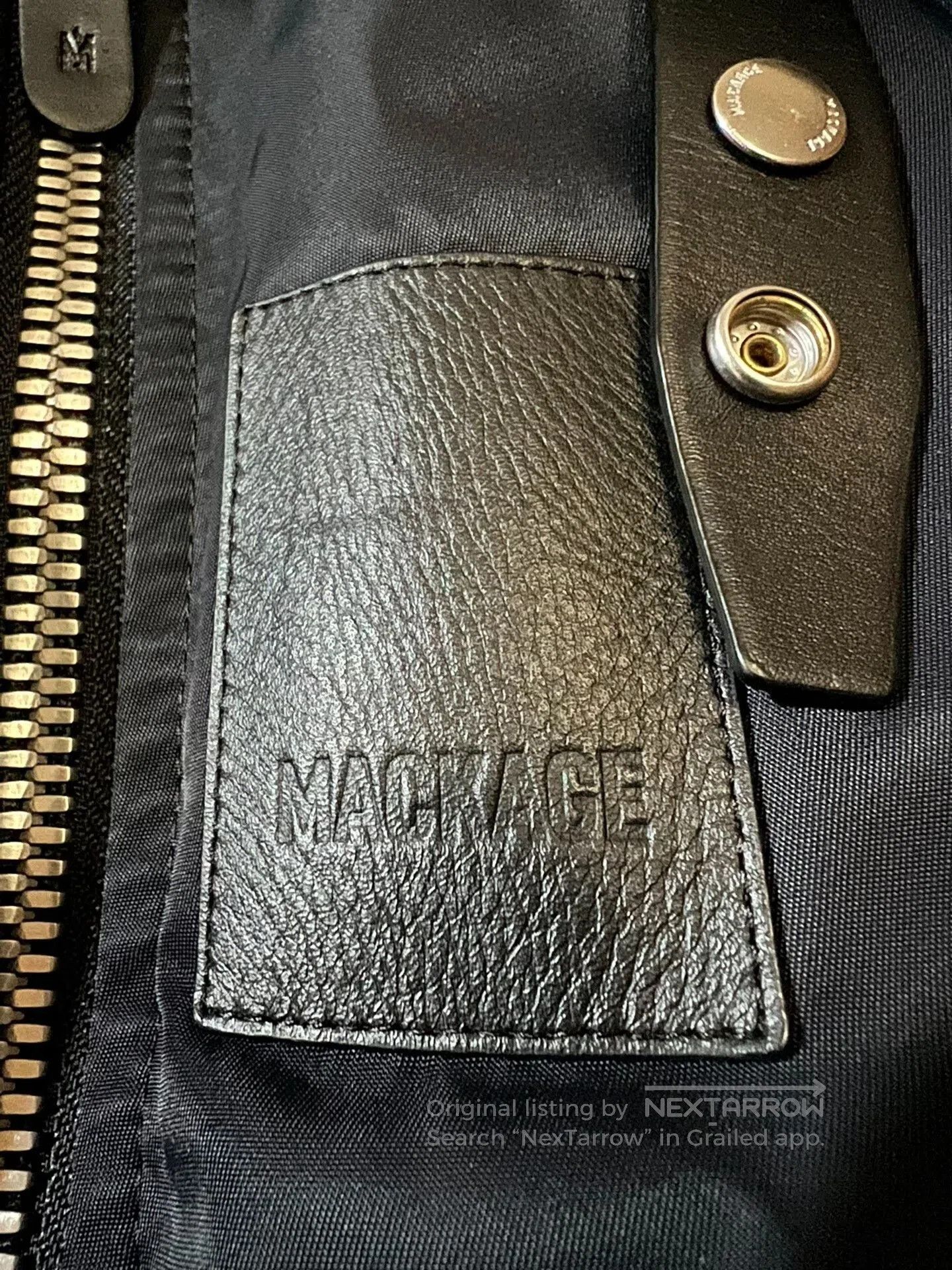 Mackage mackage francis bomber jacket with shearling collar. Size US M / EU 48-50 / 2 - 4 Thumbnail