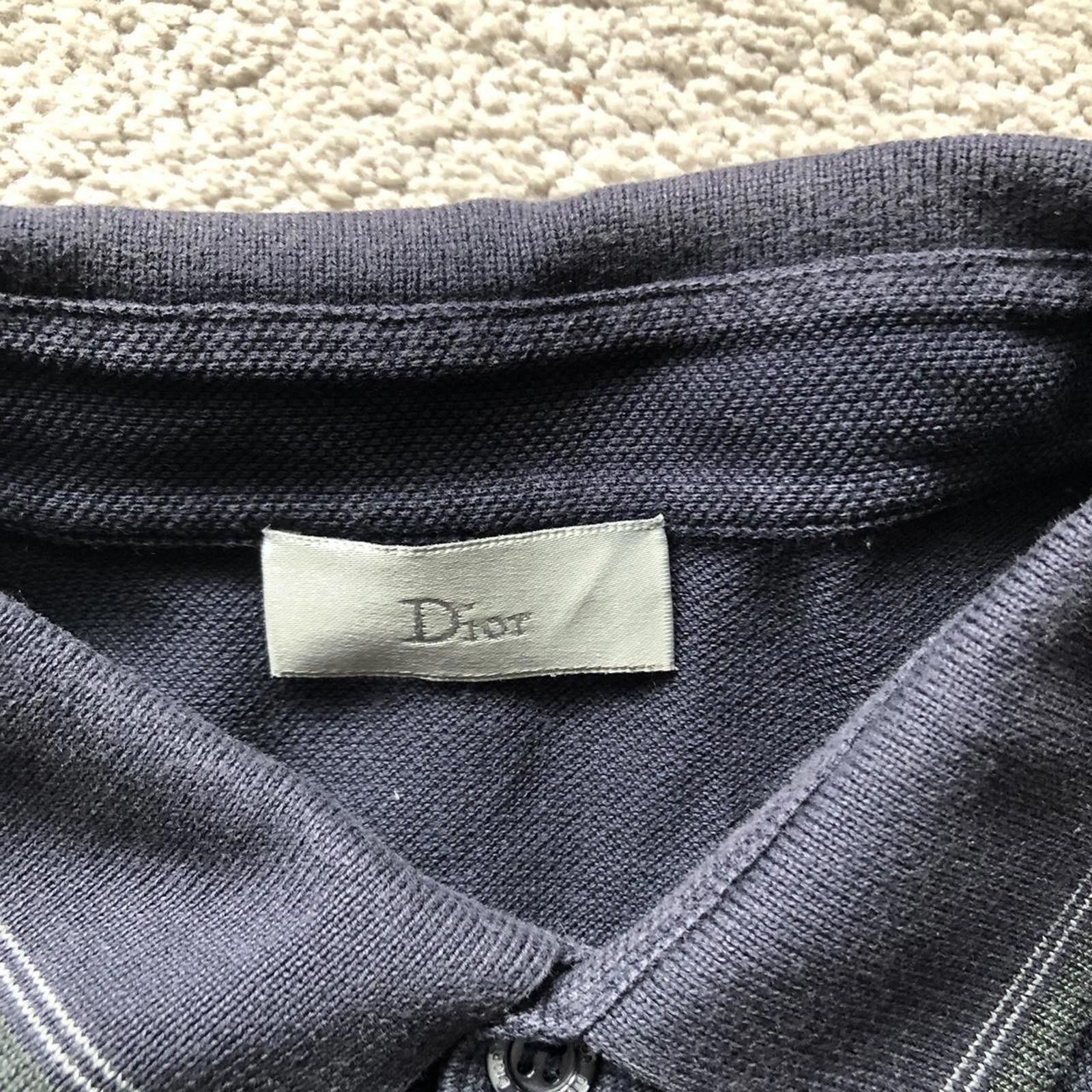Dior Navy Dior Bee Polo Size US M / EU 48-50 / 2 - 3 Thumbnail