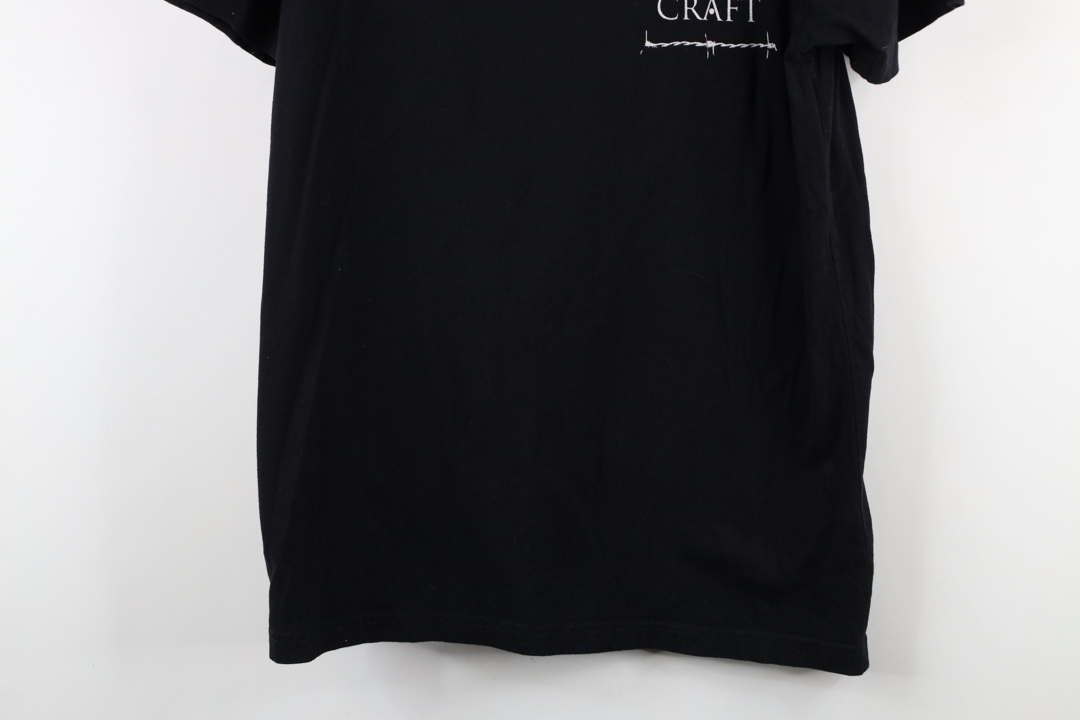 Vintage Y2K Black Craft Streetwear Skull Rose Barbed Wire T-Shirt Size US M / EU 48-50 / 2 - 3 Thumbnail