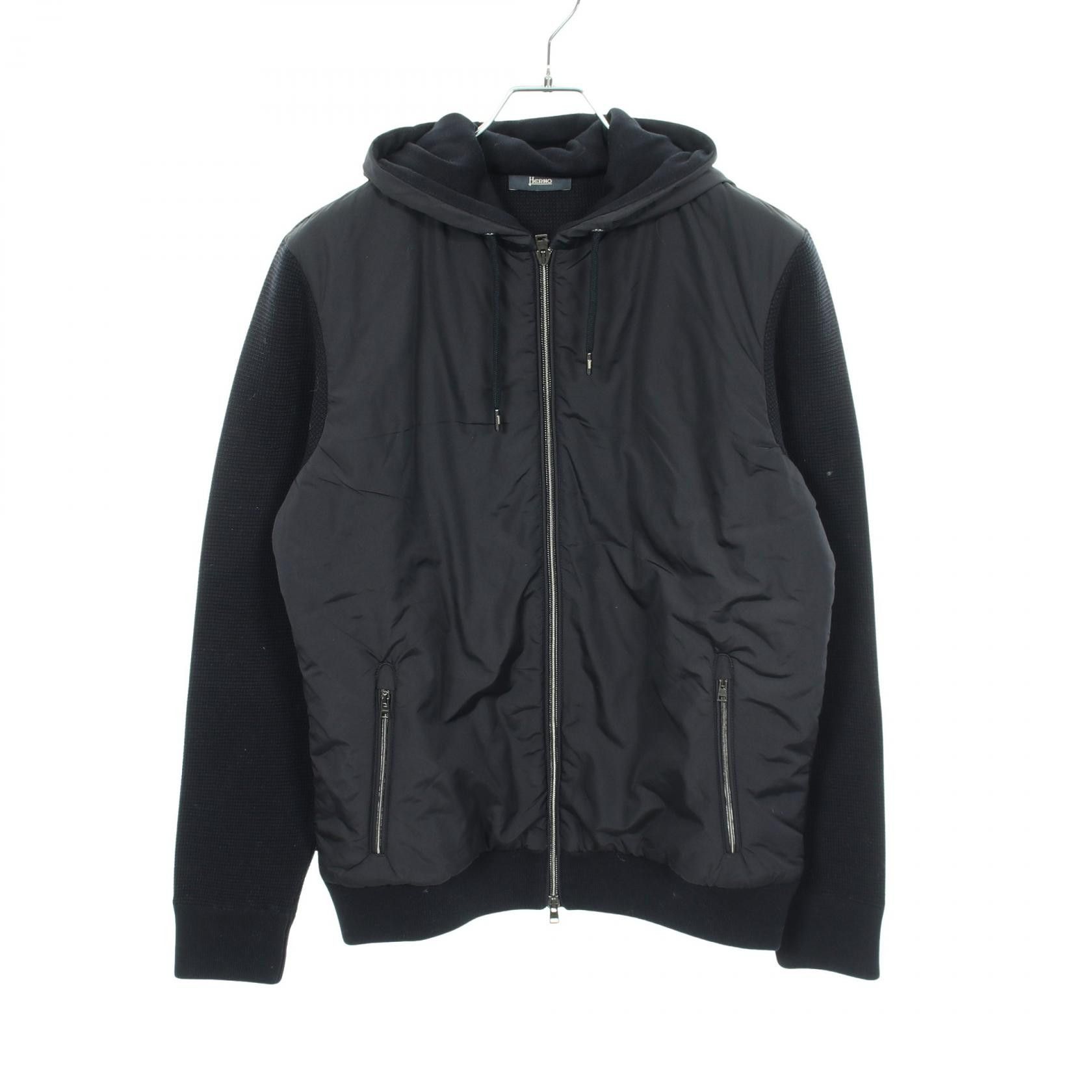 Other Other Herno Knit Mixed Padded Jacket Textile Outerwear MC000153U DUTY FREE for USA Size ONE SIZE - 1 Thumbnail