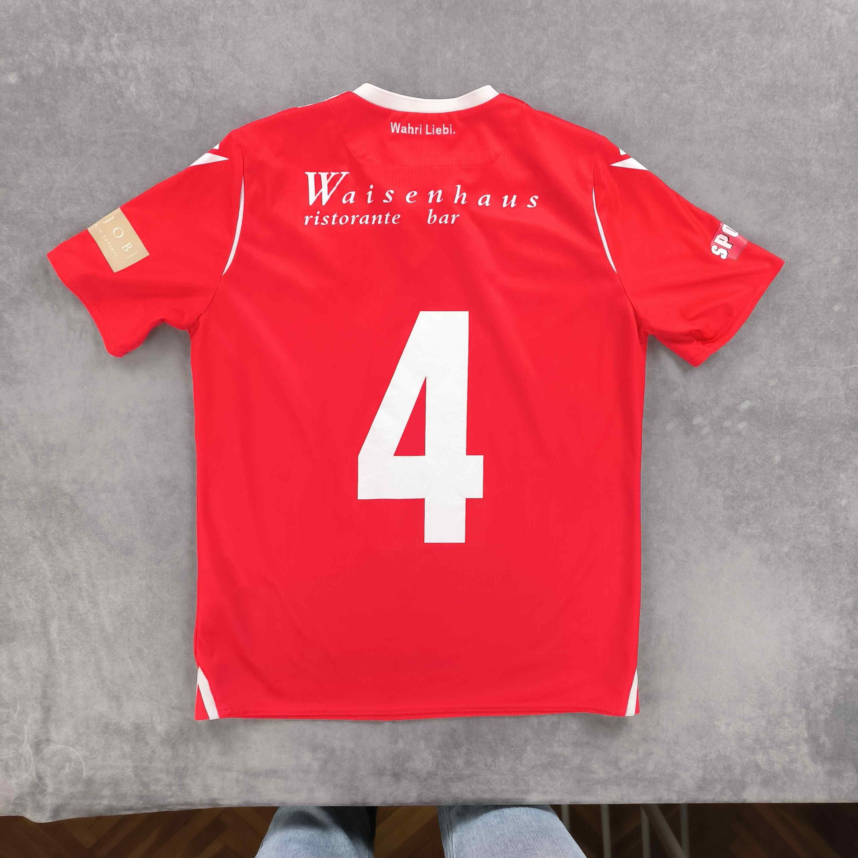 Macron FC Thun 2021-22 Macron home #4 football jersey size S Size US S / EU 44-46 / 1 - 2 Thumbnail