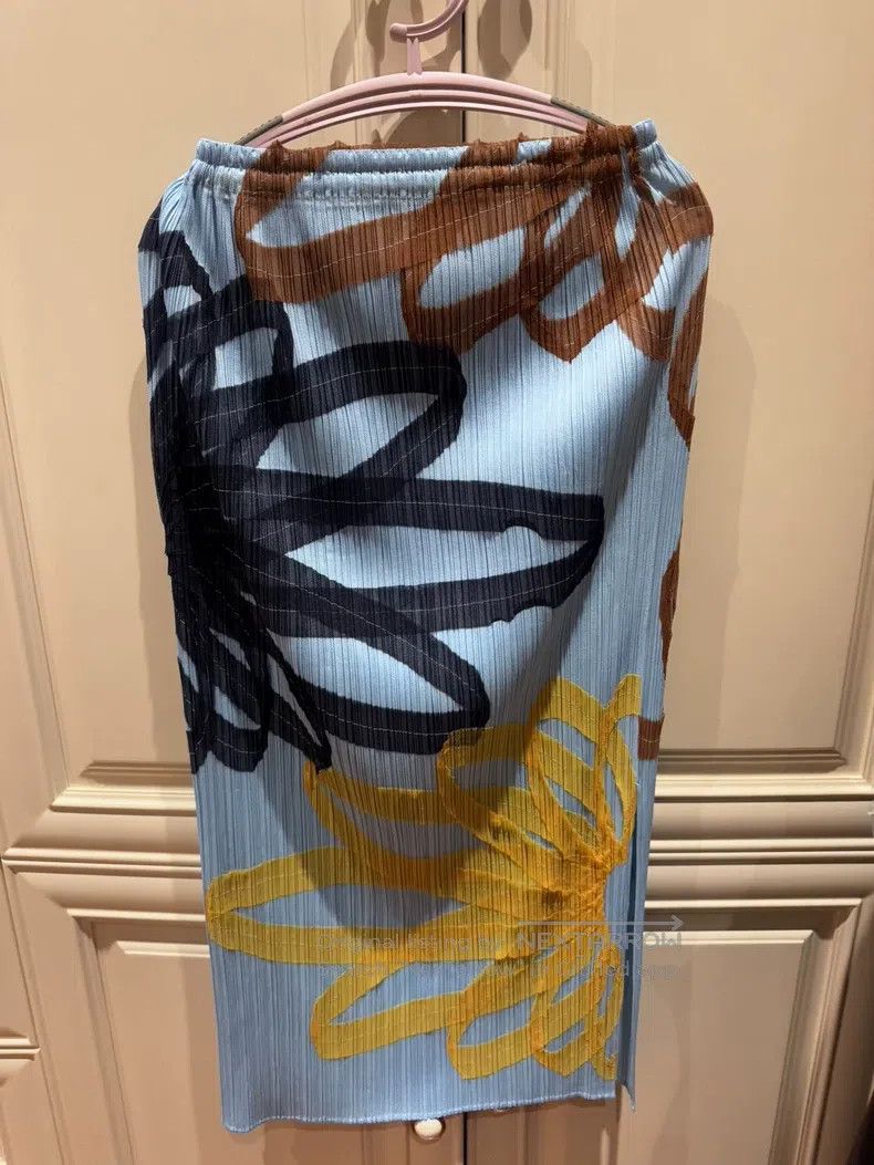Issey Miyake Issey Miyake Blue Midi Skirt Size 26" / US 2 / IT 38 - 1 Thumbnail