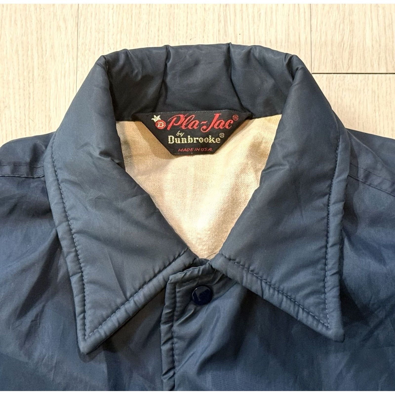 Dunbrooke VINTAGE Monsanto Emergency Medical Brigade Employee Jacket XL Workwear Navy Blue 70s Bomber Jacket Mens Size US XL / EU 56 / 4 - 6 Thumbnail