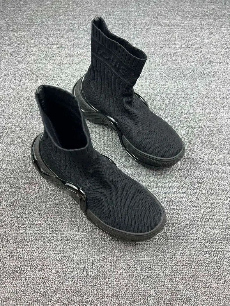 Louis Vuitton Louis Vuitton Black Sock Sneakers. Size US 7.5 / EU 40-41 - 2 Thumbnail