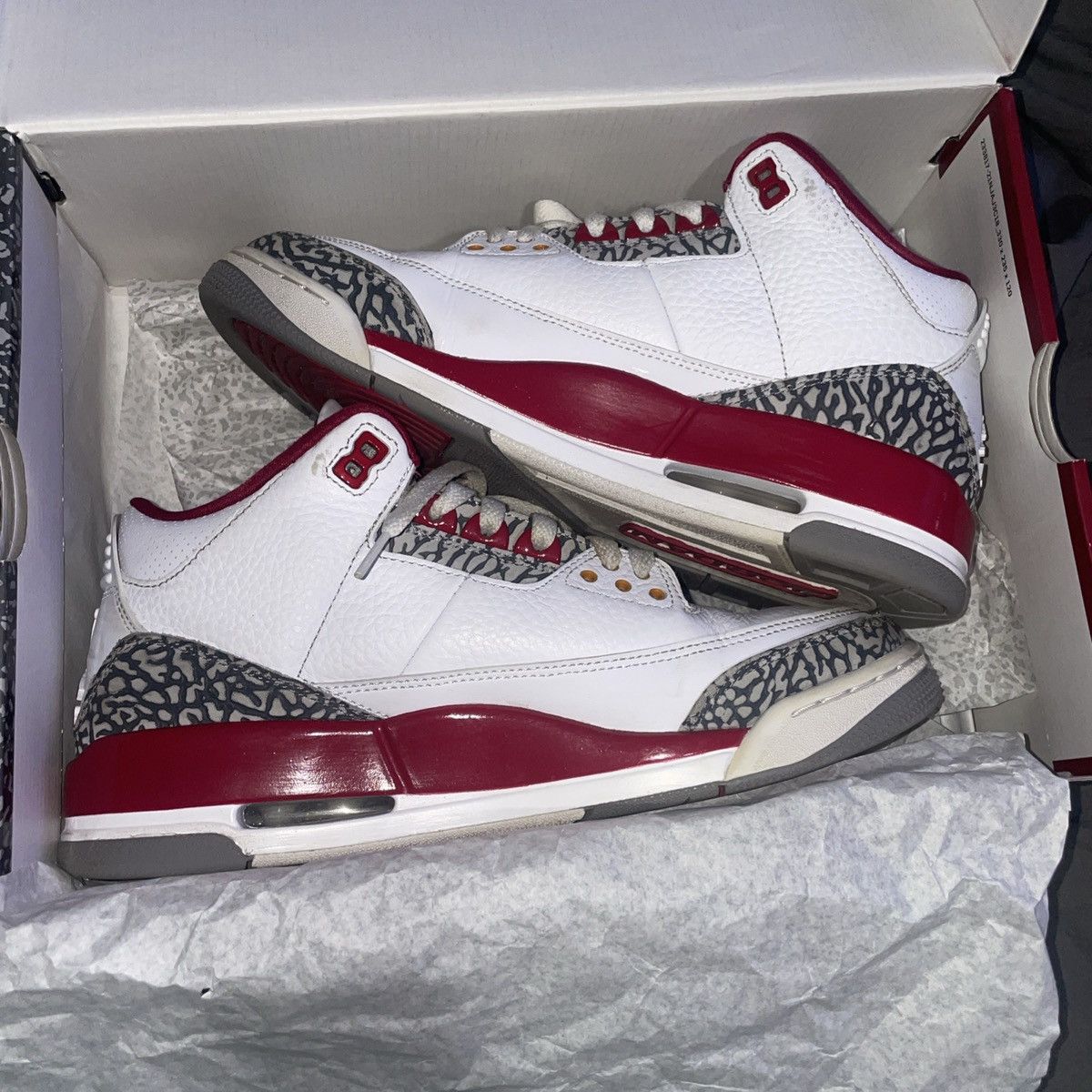 Jordan Brand Air Jordan Retro 3’s Cardinal Reds Size US 9 / EU 42 - 7 Thumbnail