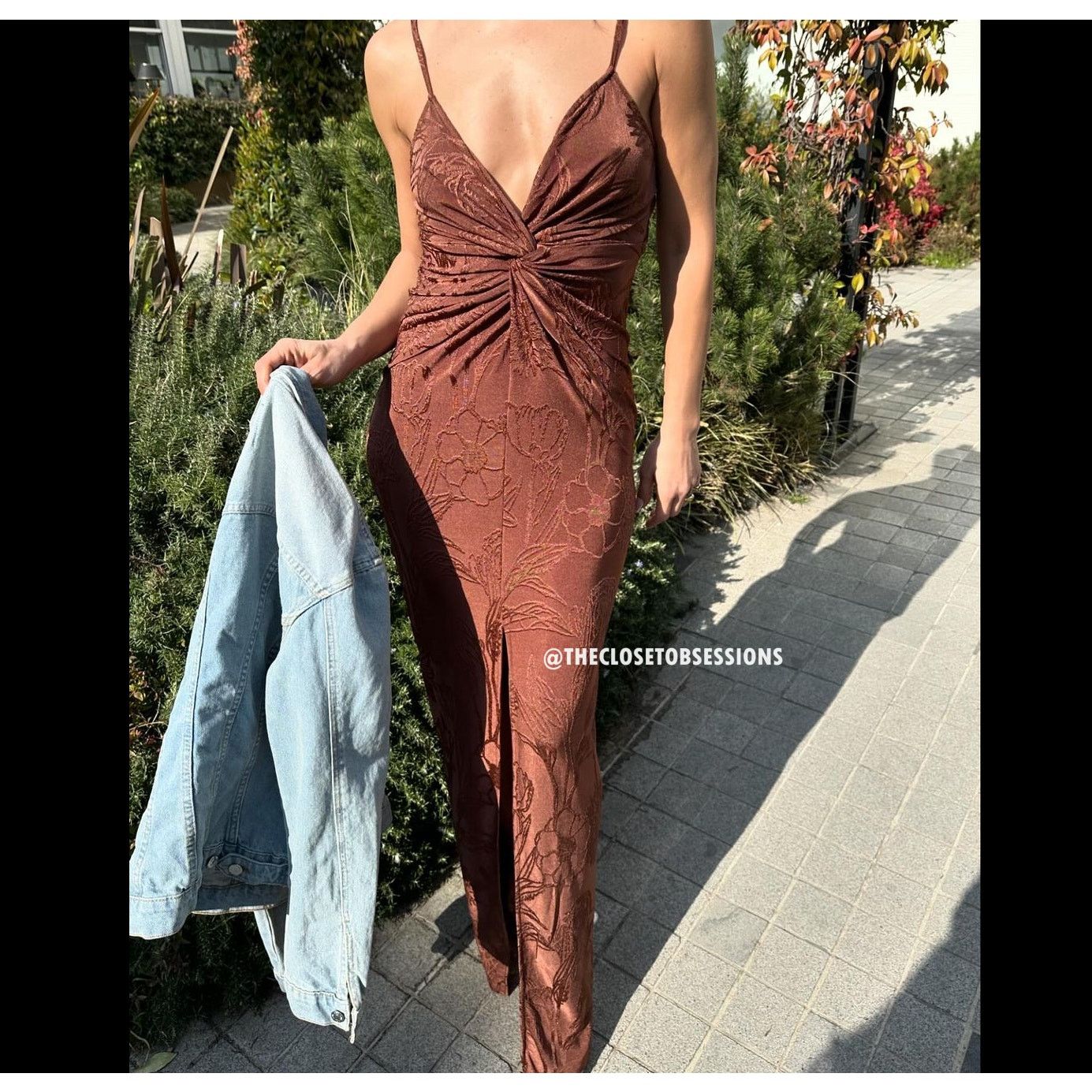 Mango BLOGGER FAVE!!! MANGO V-Neck Embroidered Maxi Dress Size M / US 6-8 / IT 42-44 - 16 Thumbnail