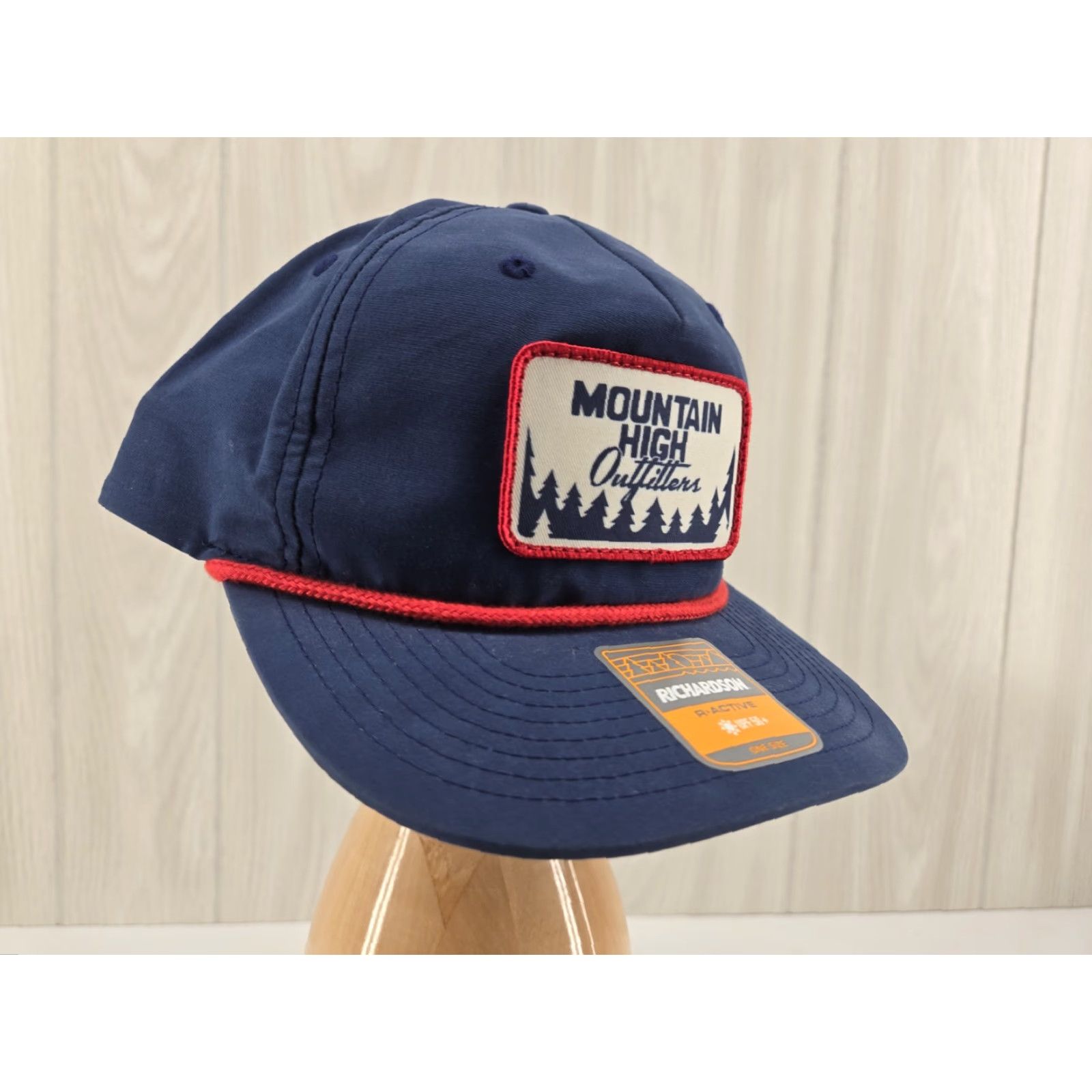 Vintage VINTAGE Mountain High Outfitters Richardson Snapback Hat Blue Men One Size Casual Solid Size ONE SIZE - 3 Thumbnail