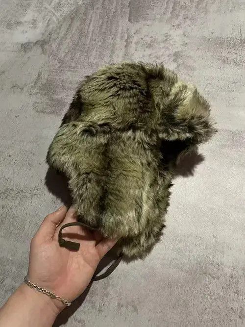 Hypebeast Y2K Fur Fuzzy Trapper Alt Mohair Cute Vintage Hat Ushanka Size ONE SIZE - 2 Thumbnail