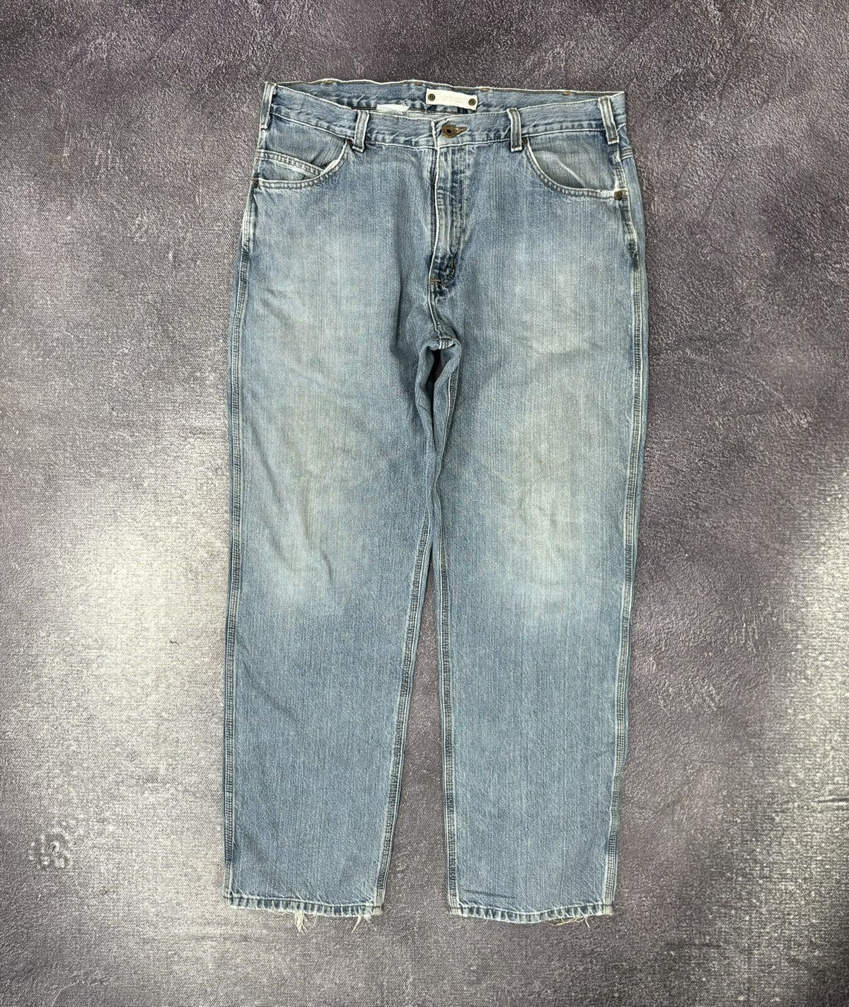 Carhartt Vintage Carhartt Washed Light Blue USA Hype Baggy Jeans Size US 36 / EU 52 - 2 Thumbnail