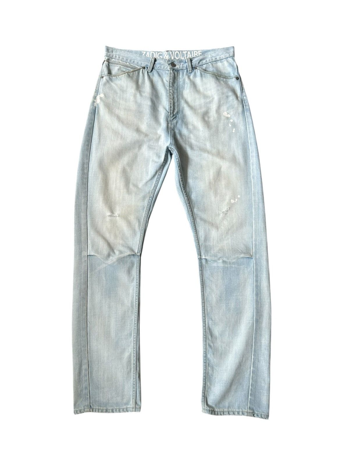 00's Zadig & voltaire washed blue denim jeans