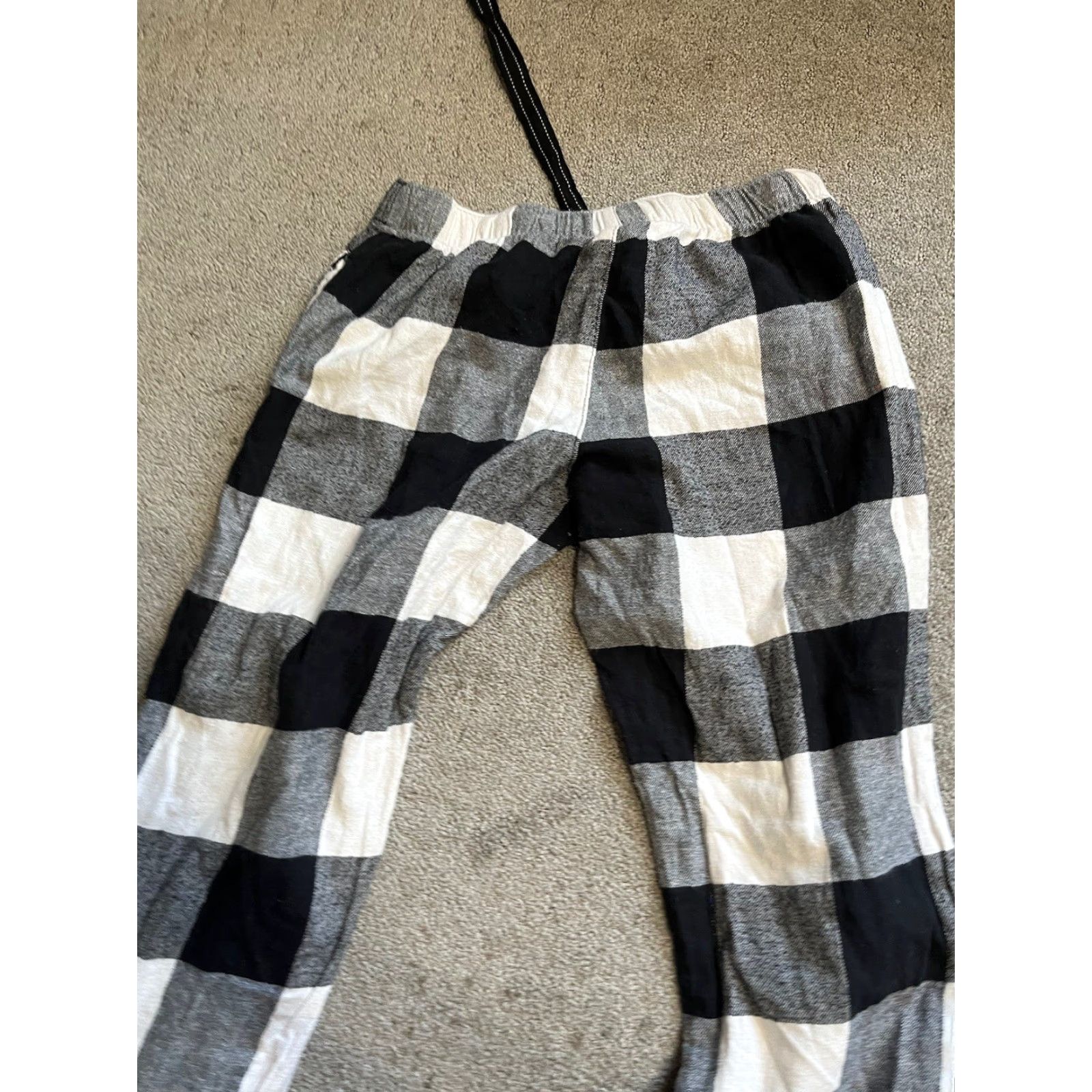 Old Navy Old Navy Womens Lounge Pants Black Buffalo Plaid Comfy XS Match The Fam Size 26" / US 2 / IT 38 - 3 Thumbnail