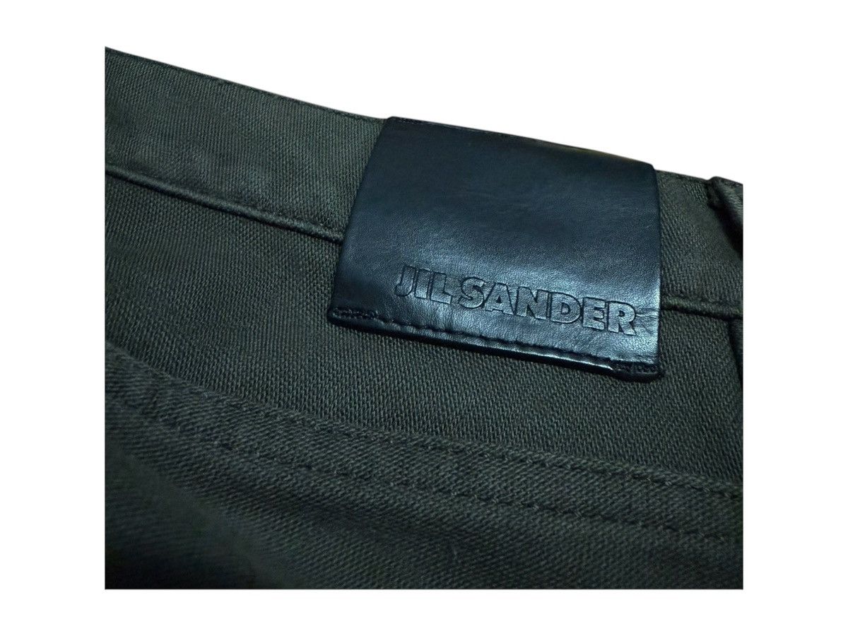 Jil Sander Vintage Jil Sander Slim-Fit Dark Green Denims Size US 28 / EU 44 - 7 Thumbnail