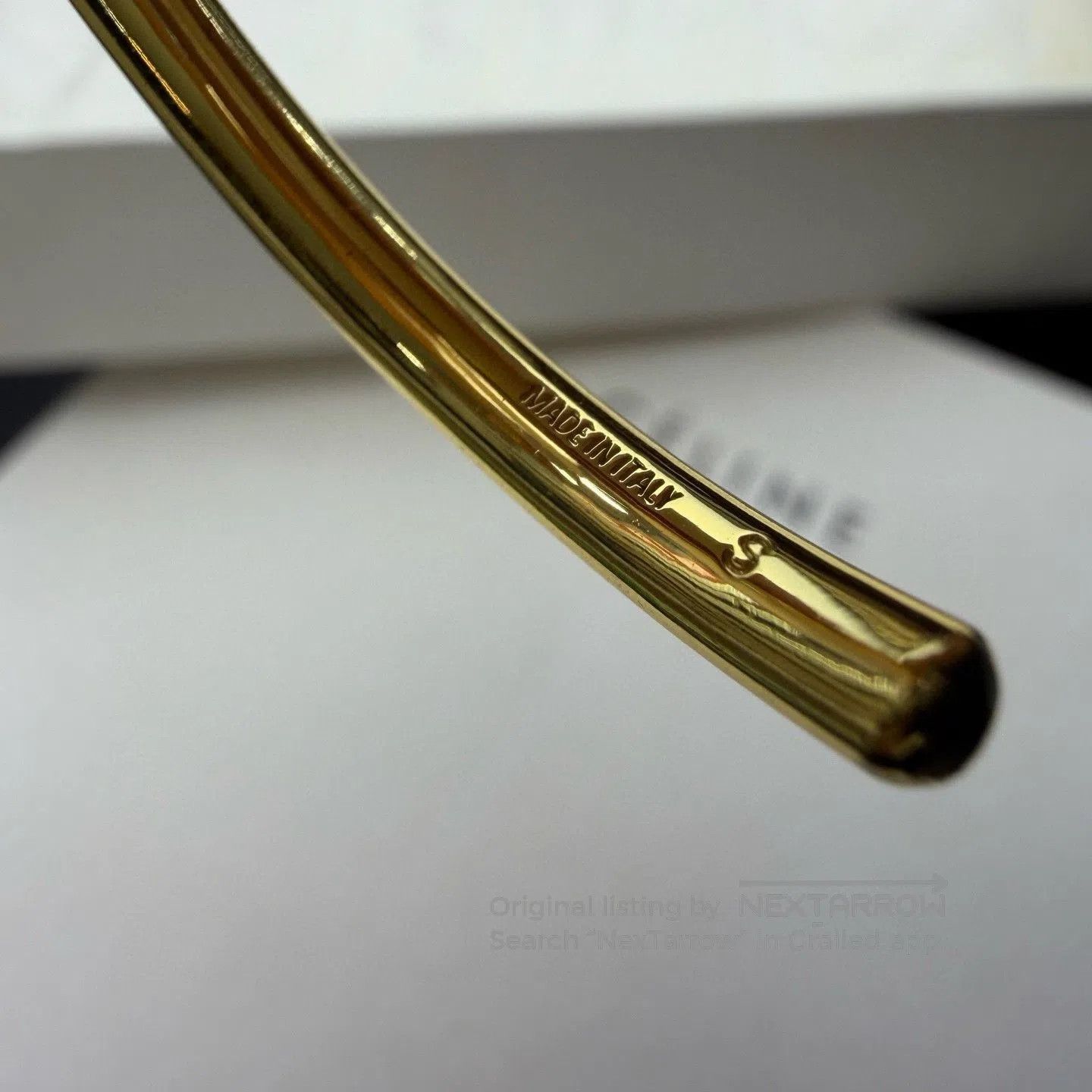 Celine Celine Gold Knot Bracelet S. Size ONE SIZE - 3 Thumbnail