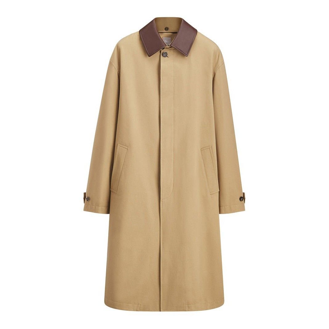 Dior DIOR $5000 Beige Cotton Classic Coat New & Authentic (Men's Size US L / EU 52-54 / 3 - 1 Preview