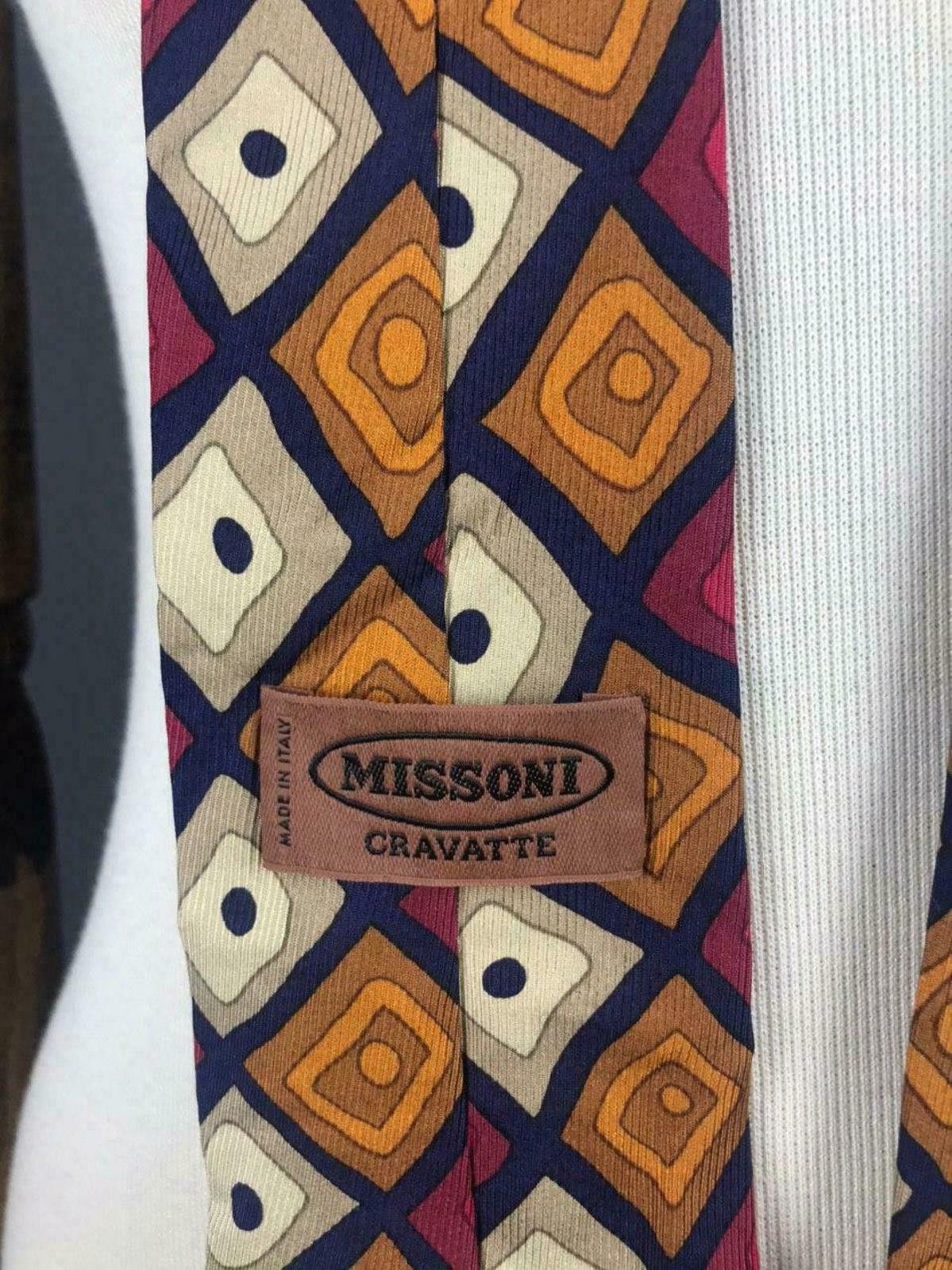 Missoni Rare Missoni Cravatte Multicolour PatternTie Made in Italy Size ONE SIZE - 5 Thumbnail
