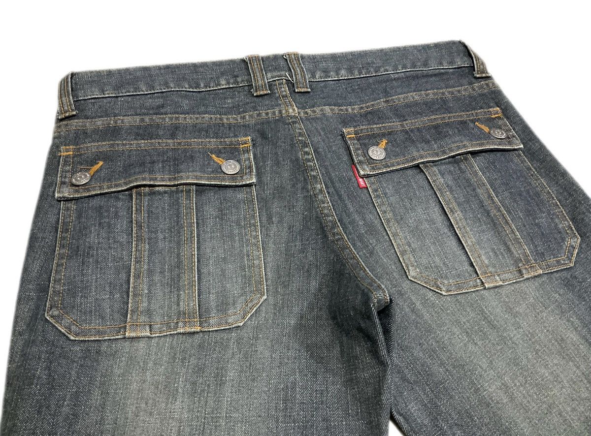 Tornado Mart 🔥Y2K Archived Tornado Mart Flared Denim Bell Bottoms Size US 34 / EU 50 - 8 Thumbnail