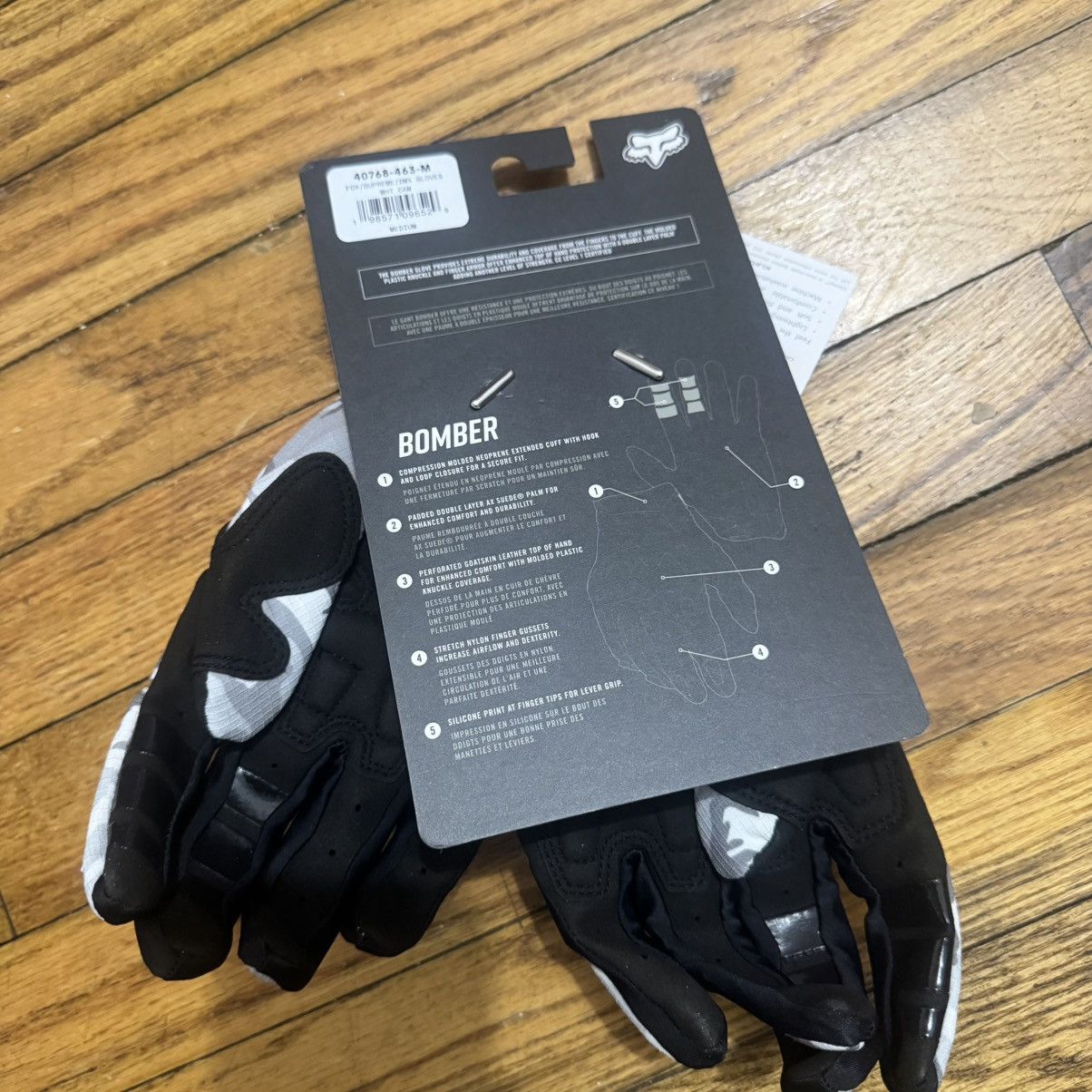 Supreme supreme x fox racing dmx gloves - snow camo Size ONE SIZE - 2 Thumbnail