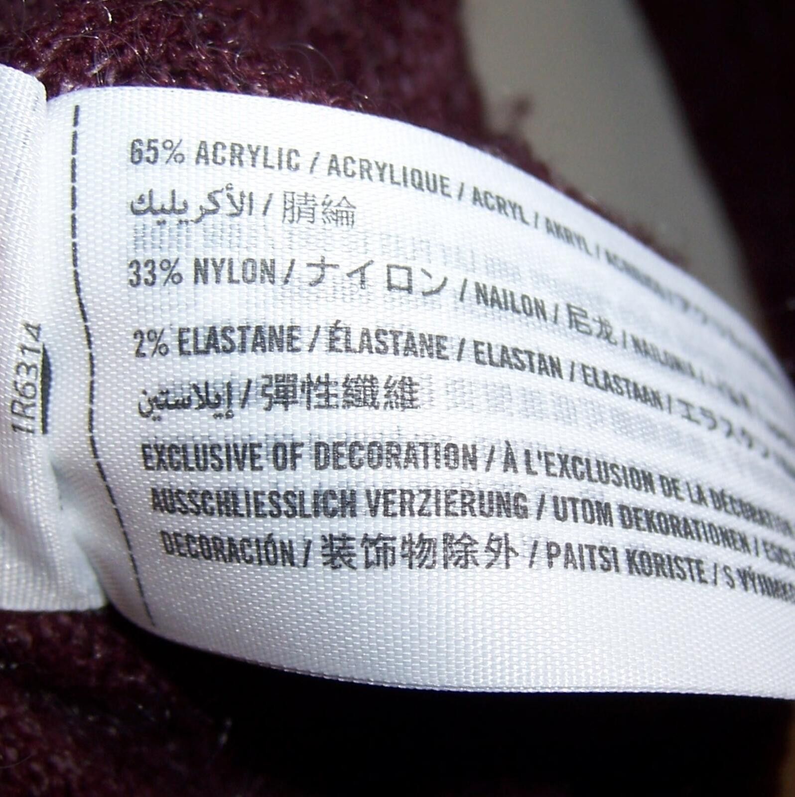 Abercrombie & Fitch Abercrombie & Fitch Women's Burgundy Pocket Sweater - Small Size S / US 4 / IT 40 - 5 Thumbnail