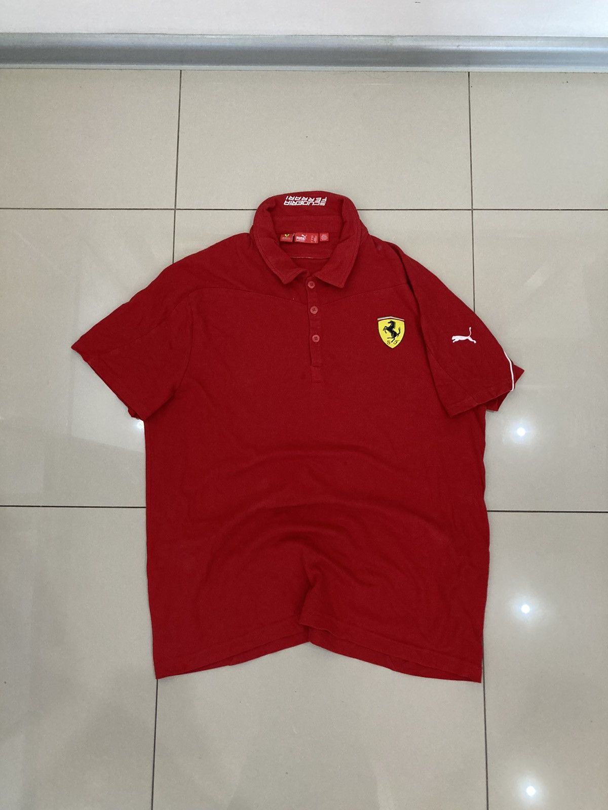 Ferrari × Puma puma scuderia ferrari formula1 f1 racing team polo tshirt Size US XL / EU 56 / 4 - 2 Thumbnail