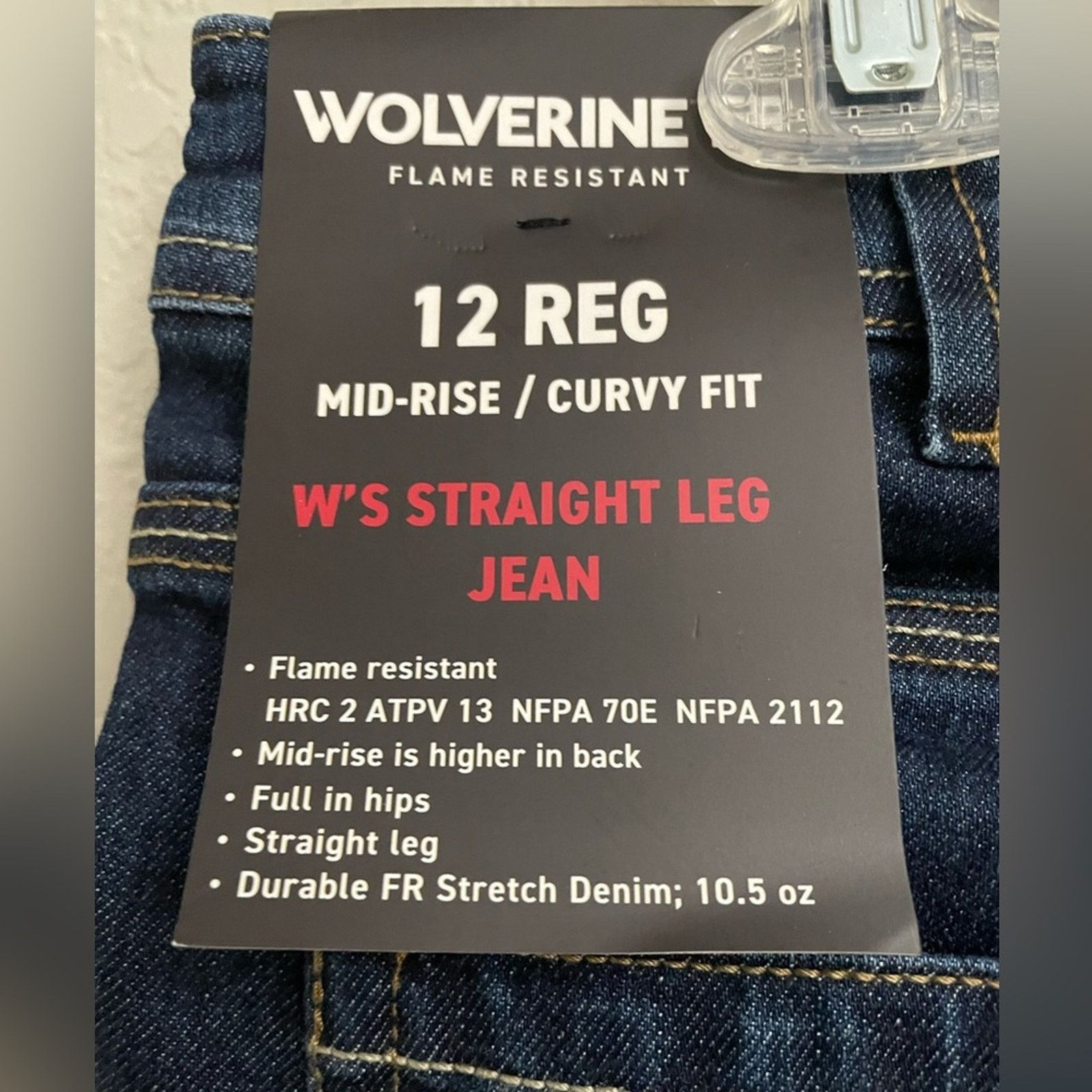 Wolverine Wolverine Women's Fr stretch Straight Leg Curvy Jeans 12 Size 34" / US 12 / IT 48 - 8 Thumbnail
