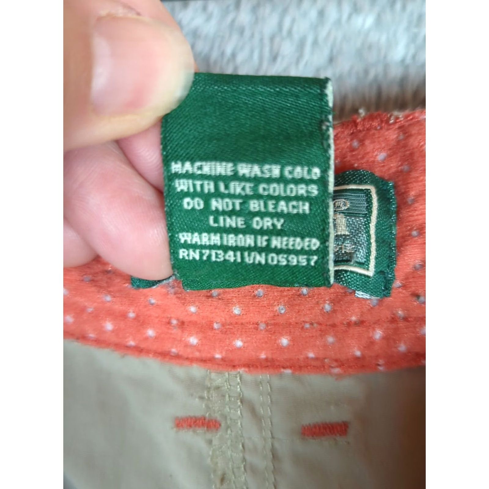 Vintage LL Bean Pants Womens Size 10 Regular Tan Convertible Zip Off Hiking Climbing Nylon Pants Beige Solid Pockets Quick Dry Outdoor Logo Womens Size 32" / US 10 / IT 46 - 6 Thumbnail