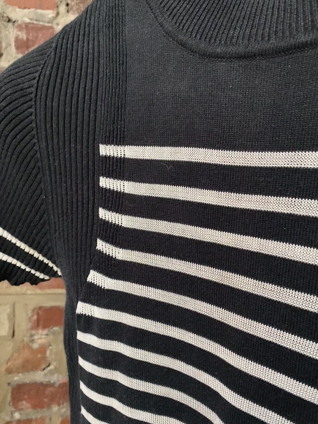 Jean Paul Gaultier Jean Paul Gaultier Nautical Striped Knit Short Sleeve Size US M / EU 48-50 / 2 - 3 Thumbnail